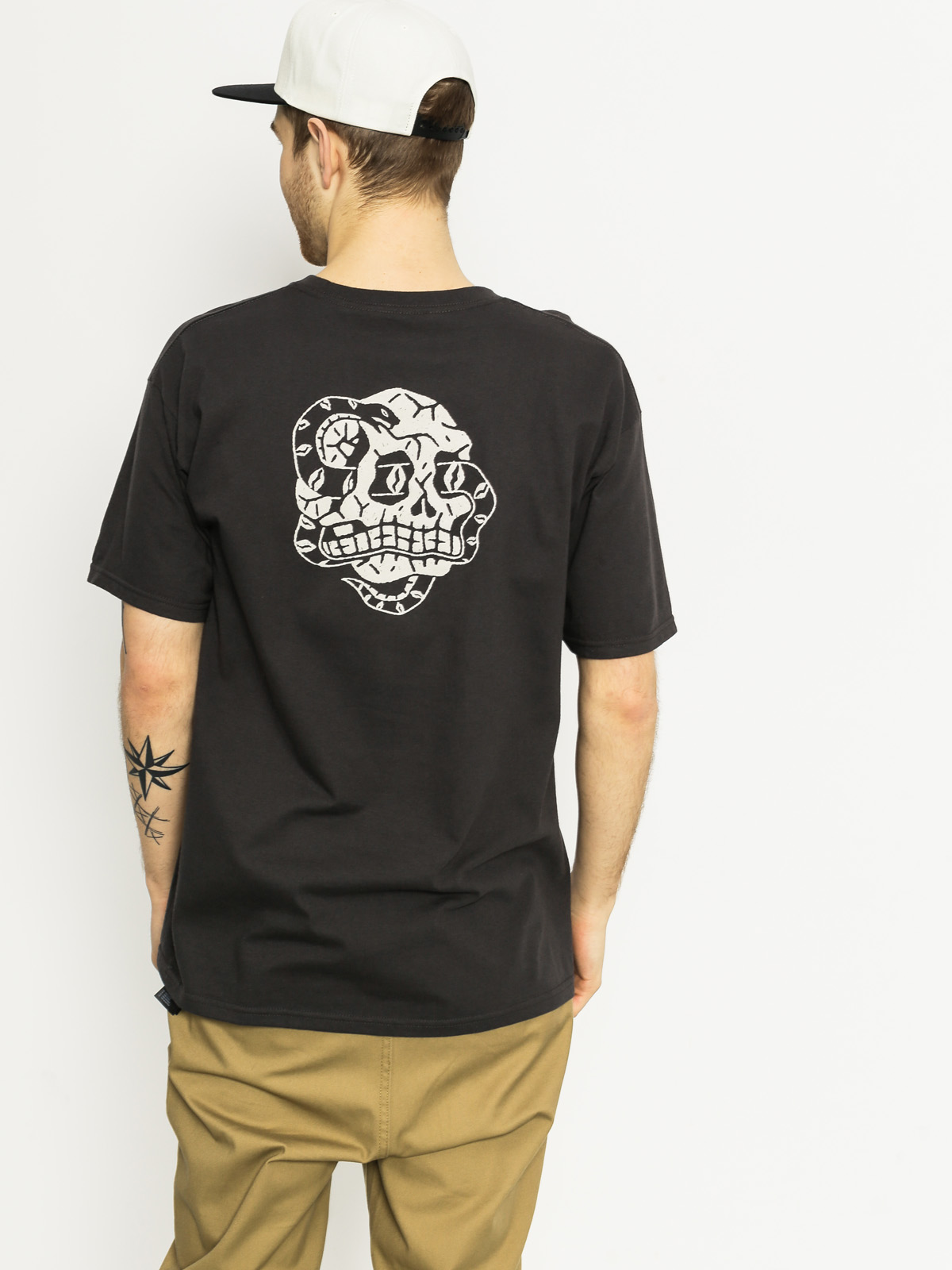 T-shirt Brixton Boa (washed black)