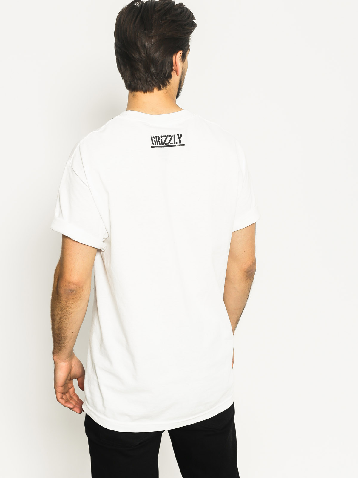 T-shirt Grizzly Griptape Kayak Og Bear (white)