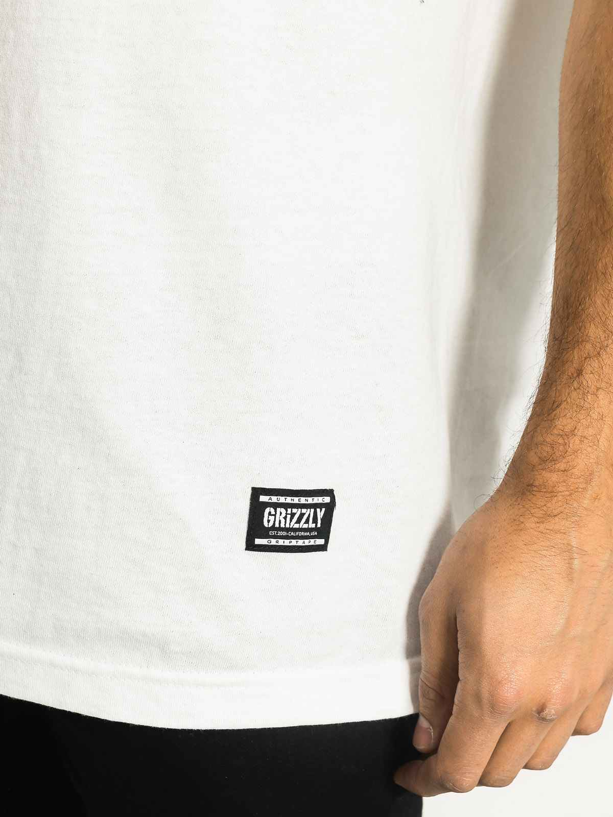 T-shirt Grizzly Griptape Kayak Og Bear (white)