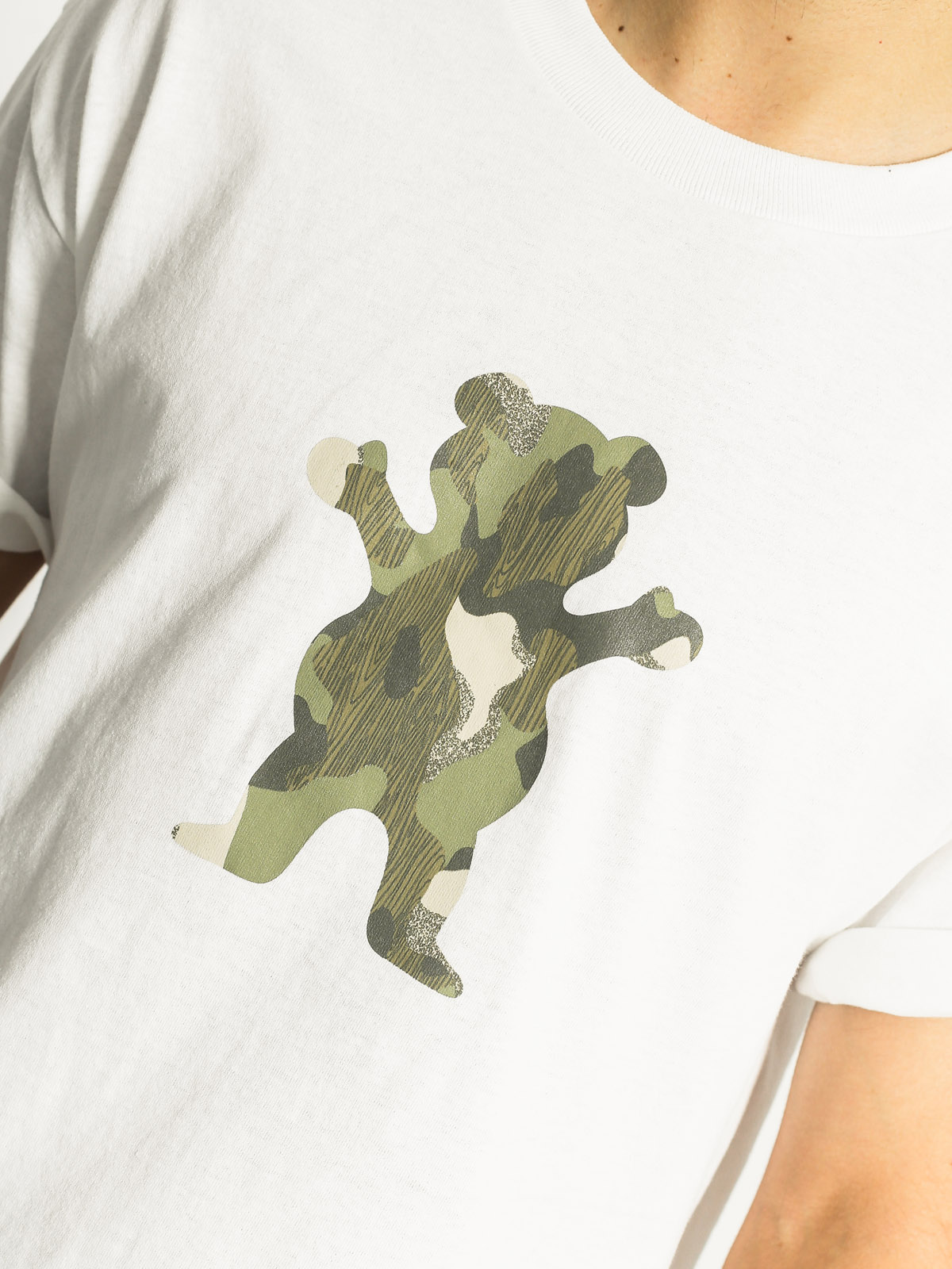 T-shirt Grizzly Griptape Kayak Og Bear (white)