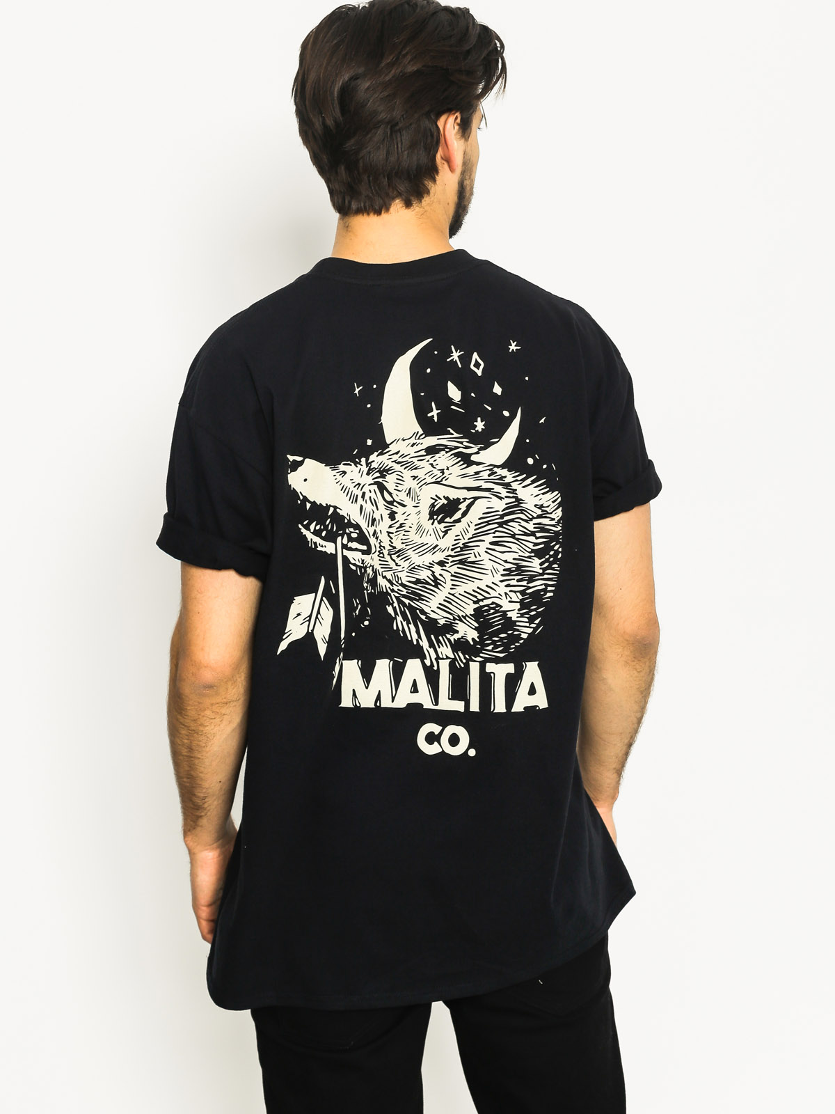 T-shirt Malita Wolf (black)