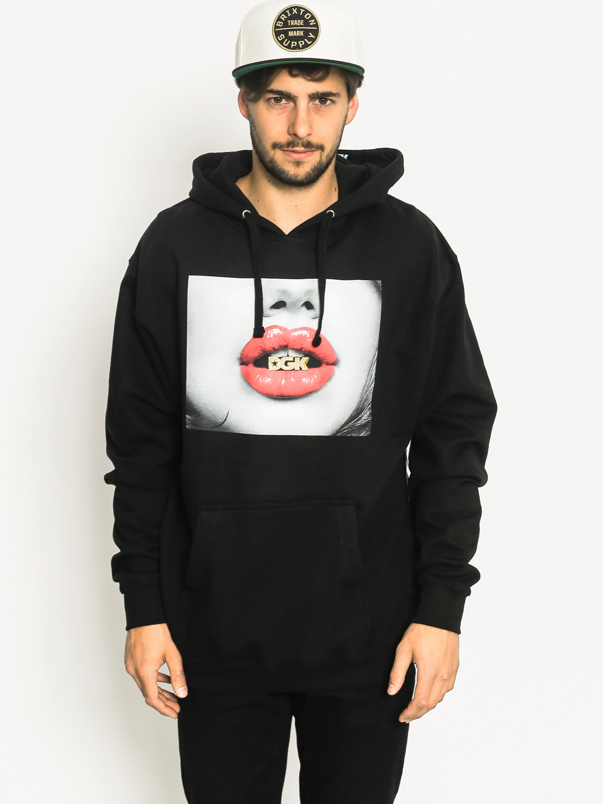 Bluza z kapturem DGK Kissed HD (black)