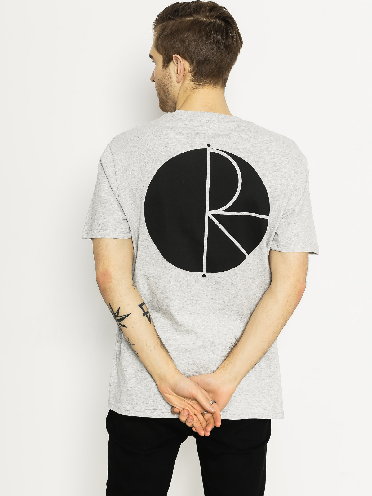 T-shirt Polar Skate Fill Logo (grey)