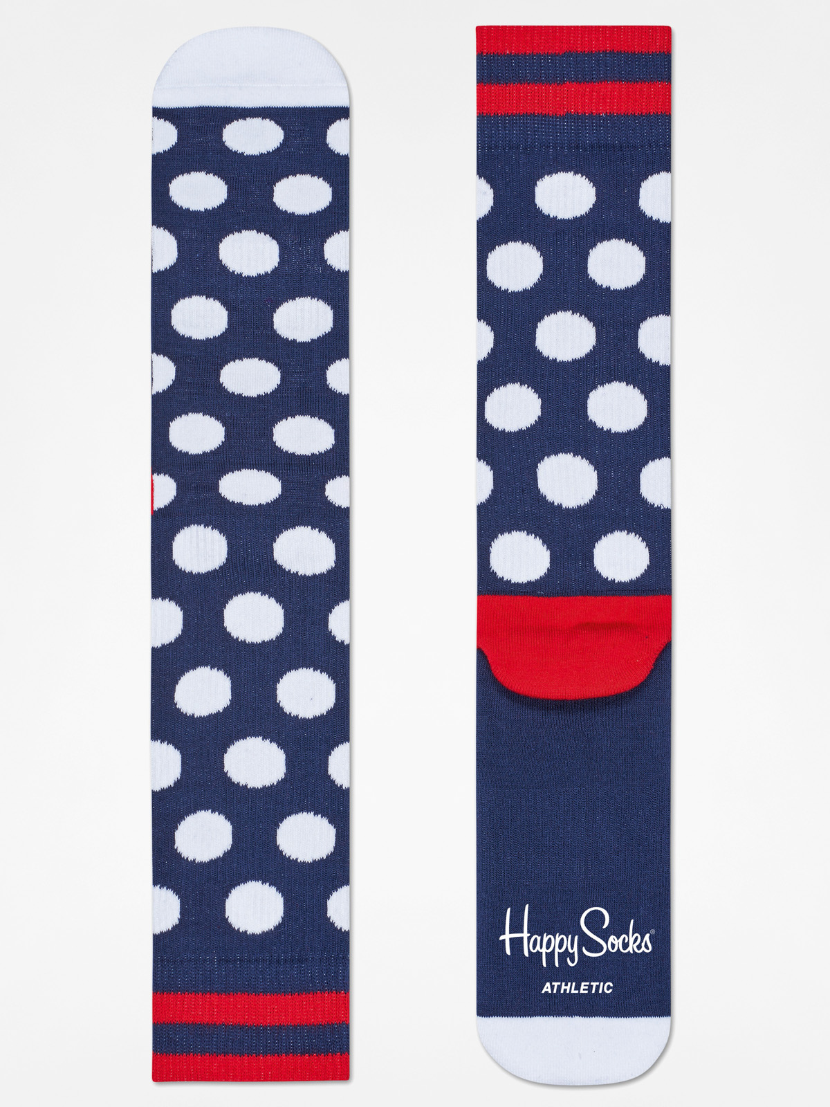 Skarpetki Happy Socks Athletic Big Dot (navy/red/white)