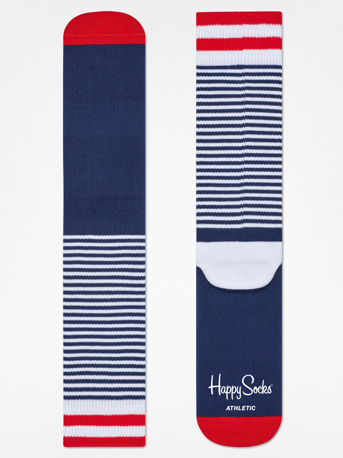 Skarpetki Happy Socks Athletic Half Stripe (navy/red/white)