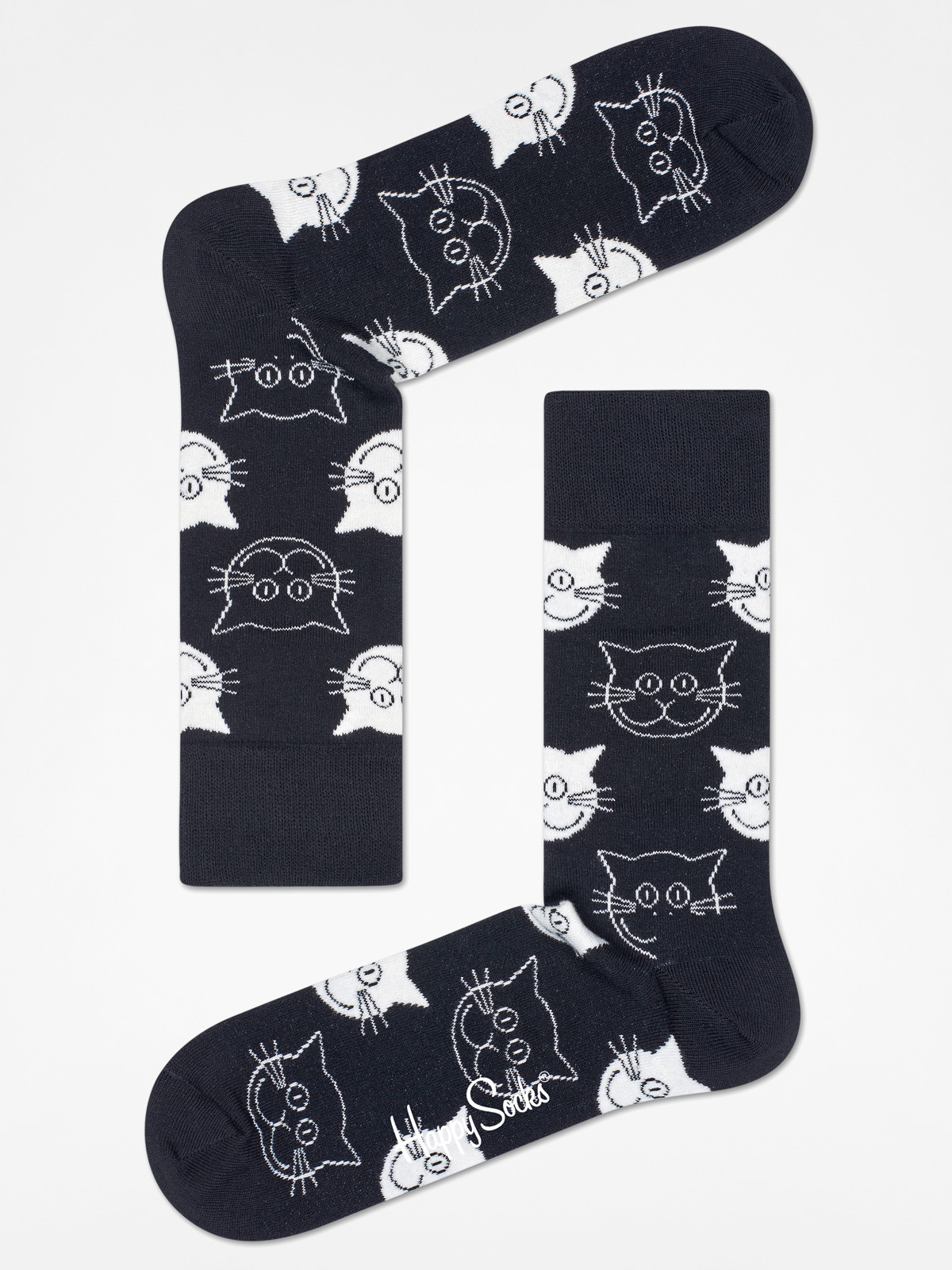Skarpetki Happy Socks Cat (black)