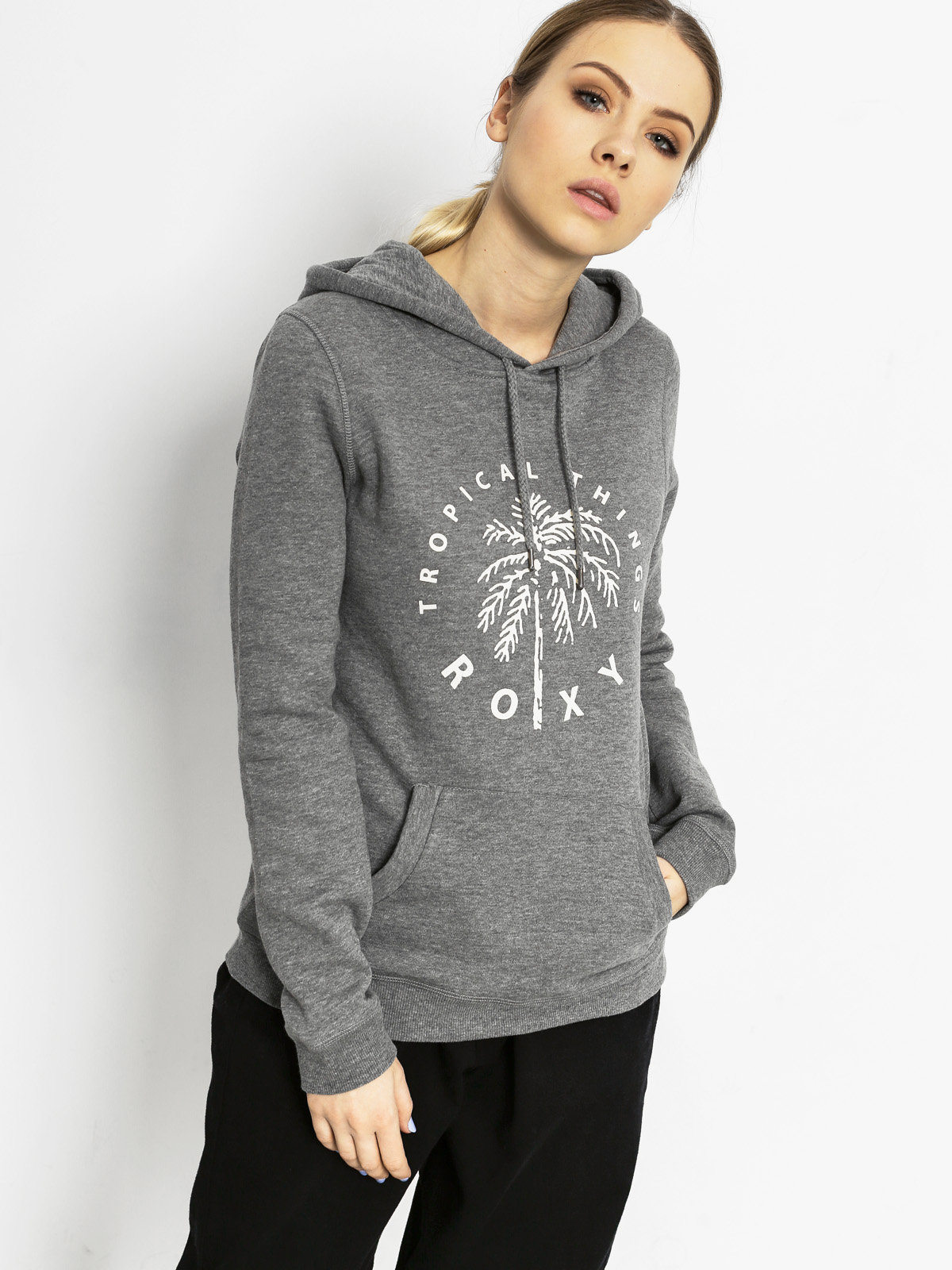 Bluza z kapturem Roxy Cruiser Night HD Wmn (gravel)