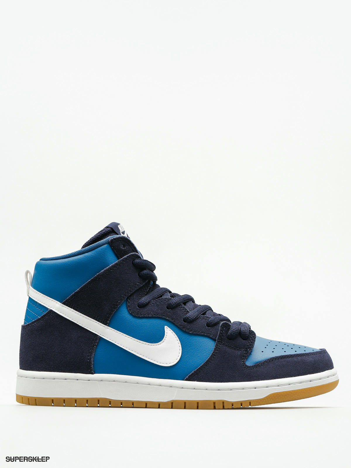 Buty Nike Sb Zoom Dunk High Pro granatowy obsidian white industrial blue