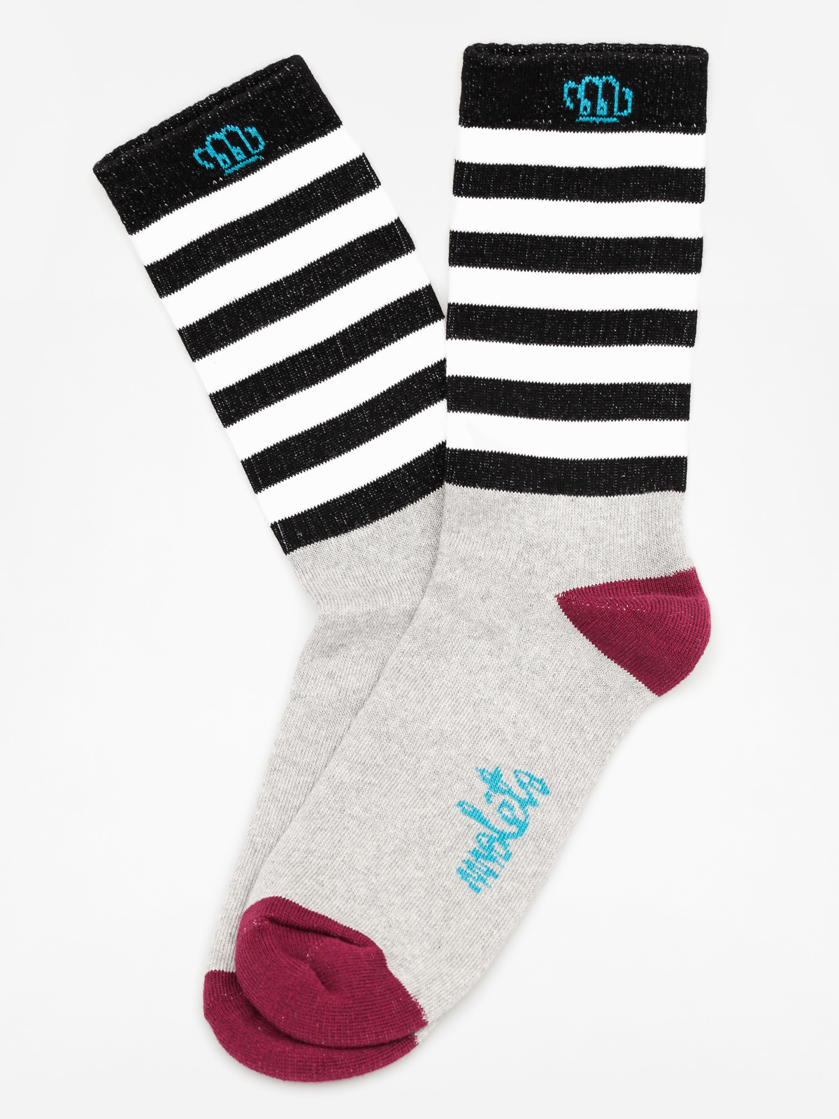 Skarpetki Malita Wanted (white/black)