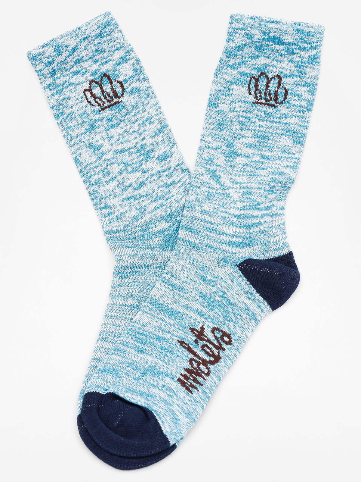 Skarpetki Malita Yoda (melange green/navy)