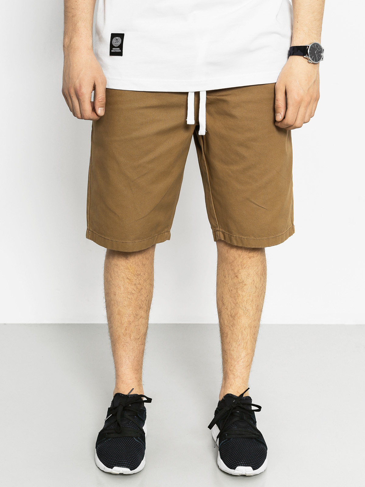 Szorty MassDnm Base Straight Fit (brown)