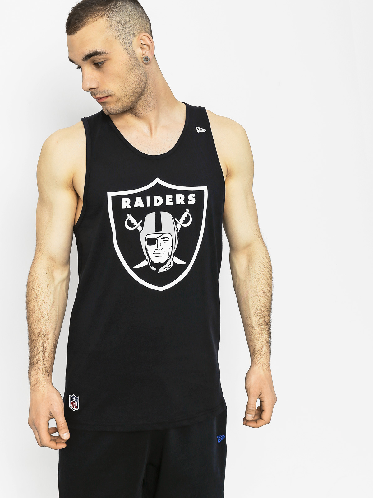 Koszulka New Era Team App Logo Oakland Raiders Tank (blk)