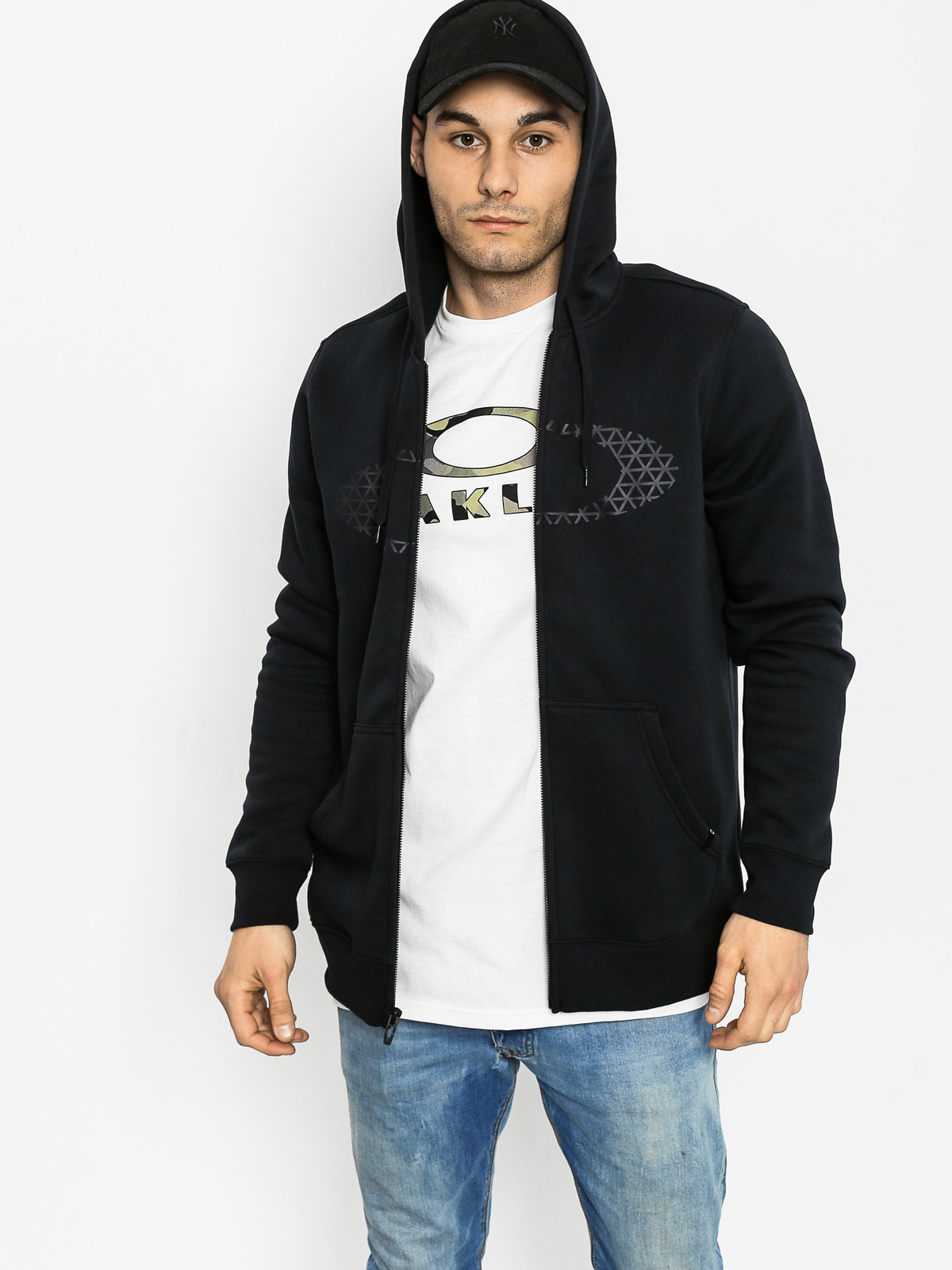 Bluza z kapturem Oakley Ellipse Nest ZHD (blackout)