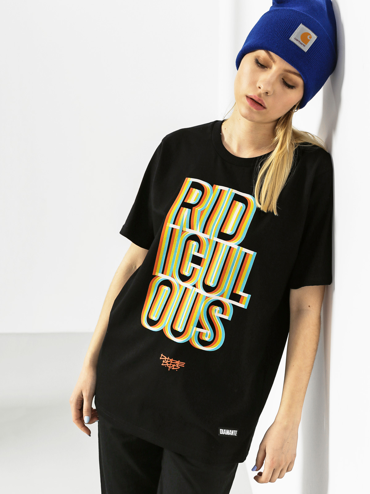 T-shirt Diamante Wear Ridiculous Wmn (black)