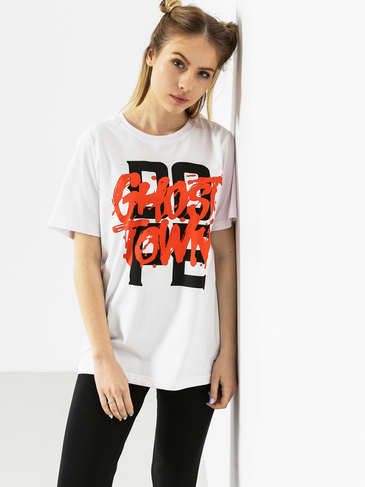 T-shirt Diamante Wear Ghost Town Wmn (white)