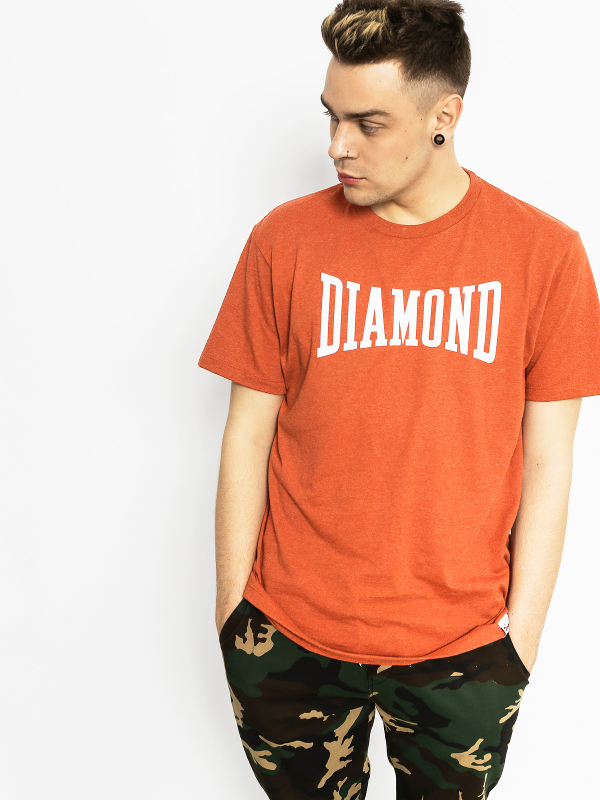 T-shirt Diamond Supply Co. Crescendo (burnt orange)