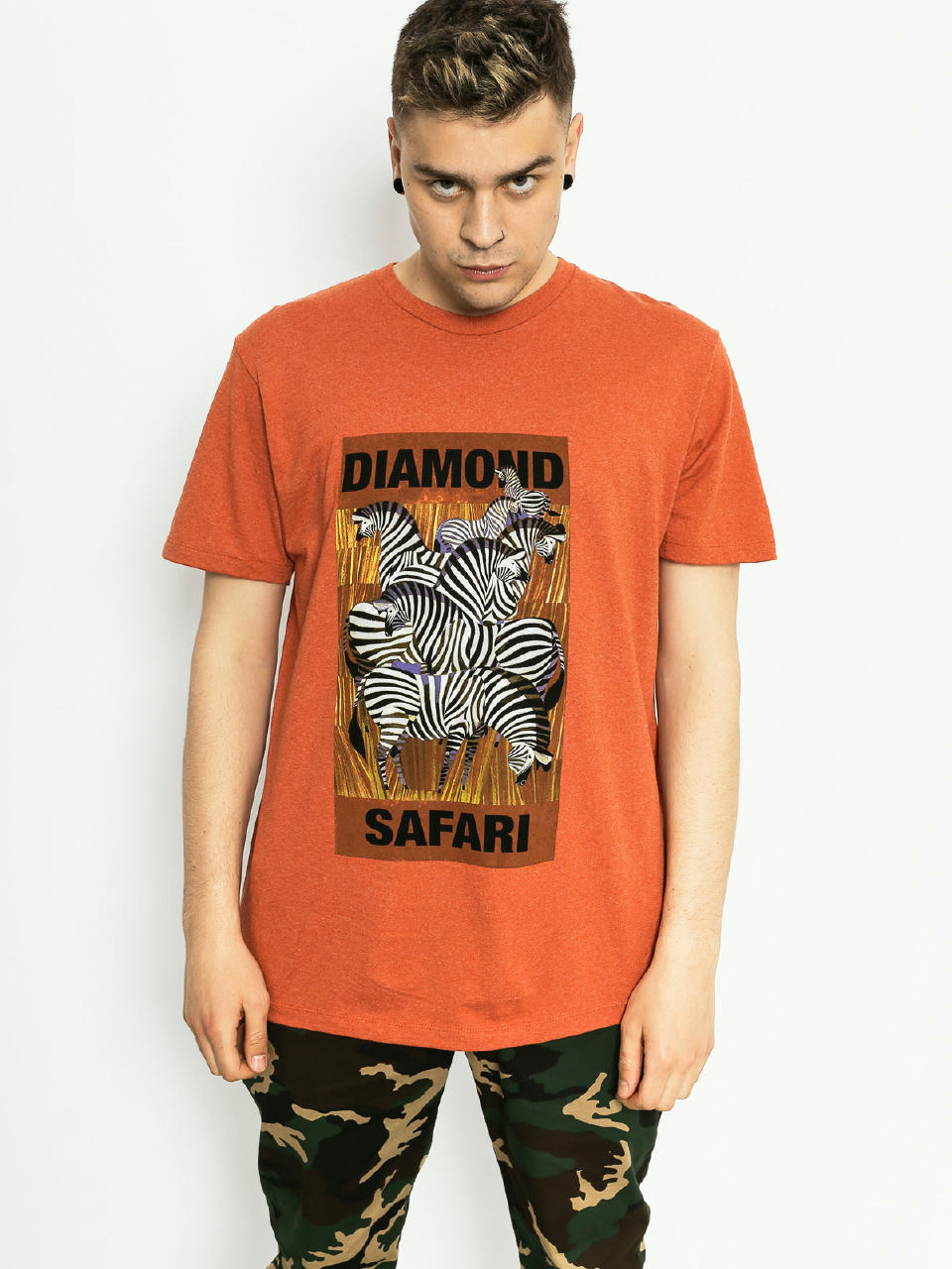 T-shirt Diamond Supply Co. Safari (burnt orange)