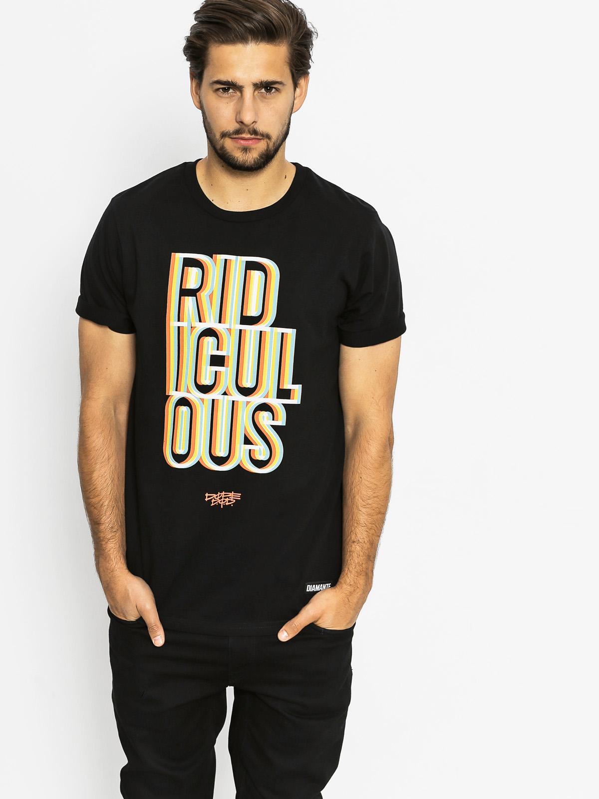 T-shirt Diamante Wear Ridiculous (black)