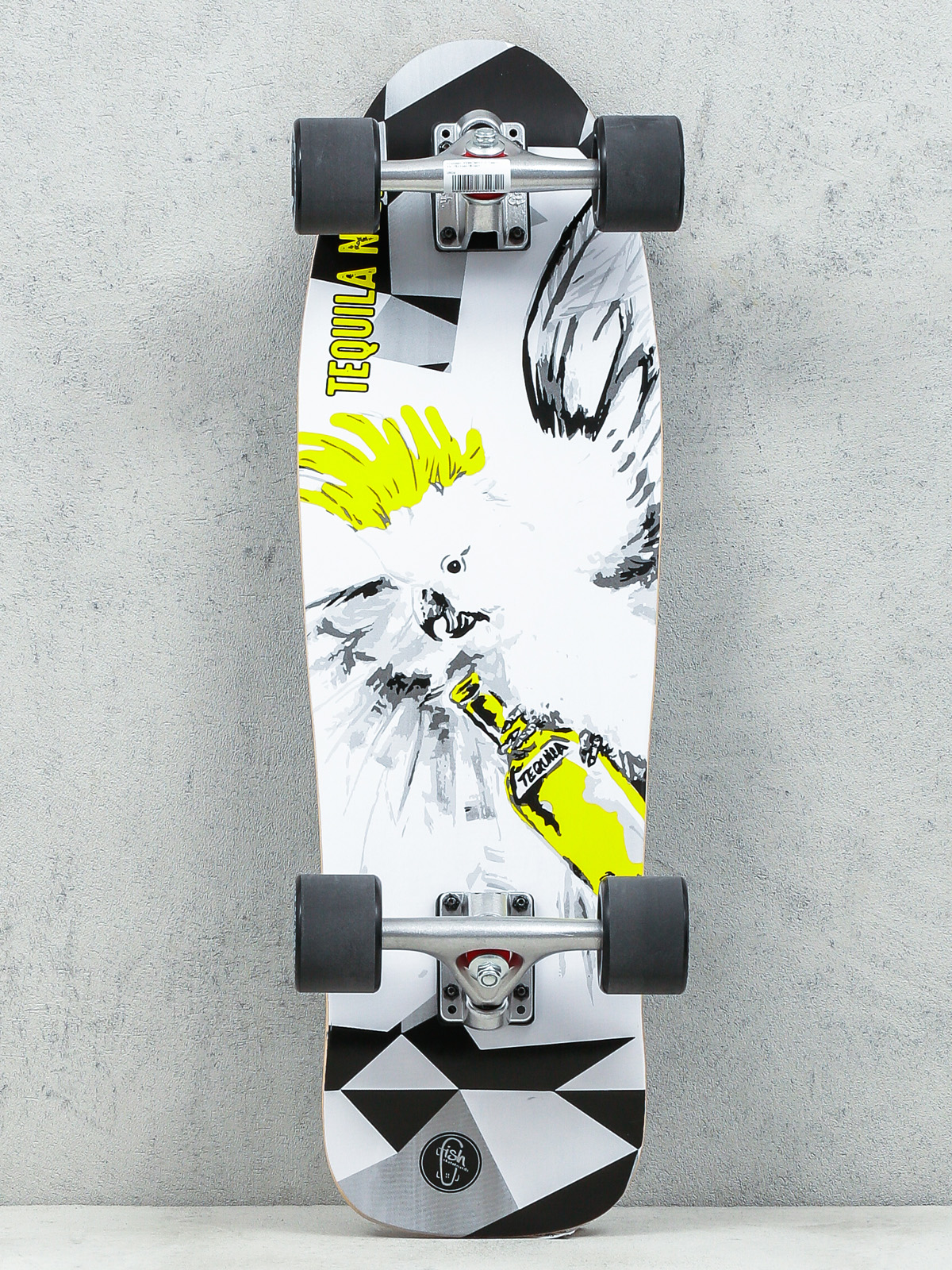 Deskorolka cruiser Fish Skateboards Tequila (silver/black)