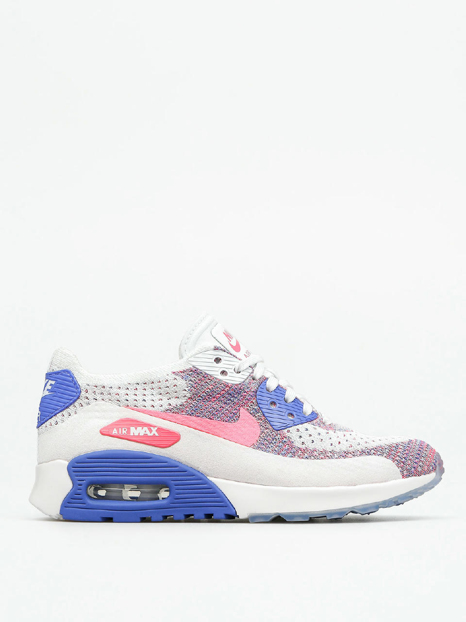 Buty Nike Air Max 90 Wmn (Ultra 2.0 Flyknit white/racer pink medium blue)