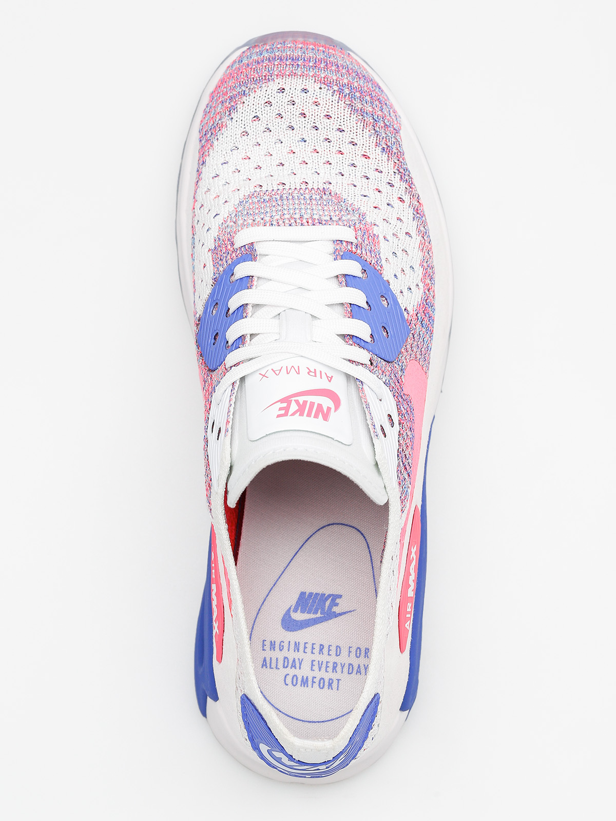 Buty Nike Air Max 90 Wmn (Ultra 2.0 Flyknit white/racer pink medium blue)
