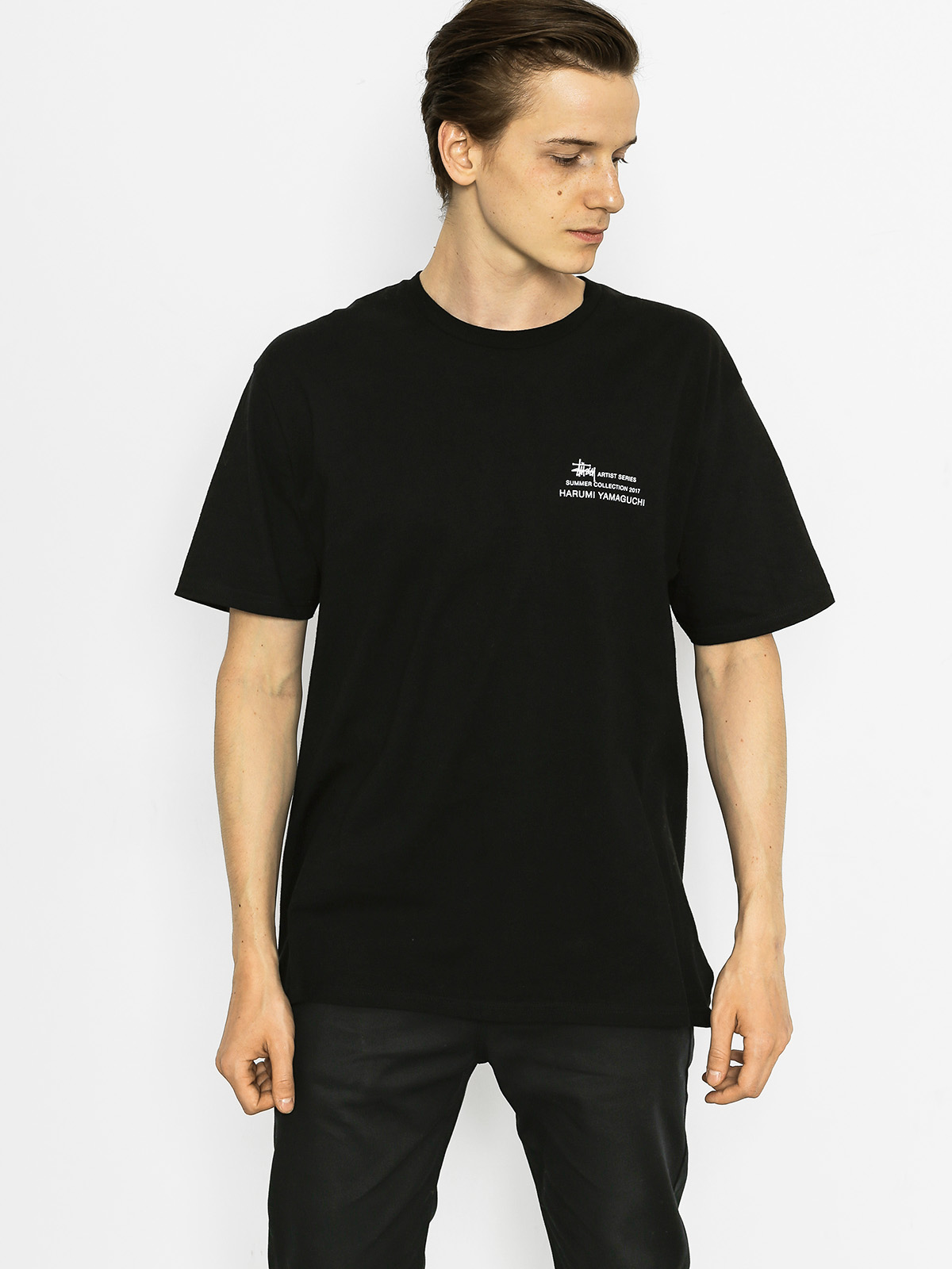 T-shirt Stussy Harumi Yamaguchi Nude - czarny (black)