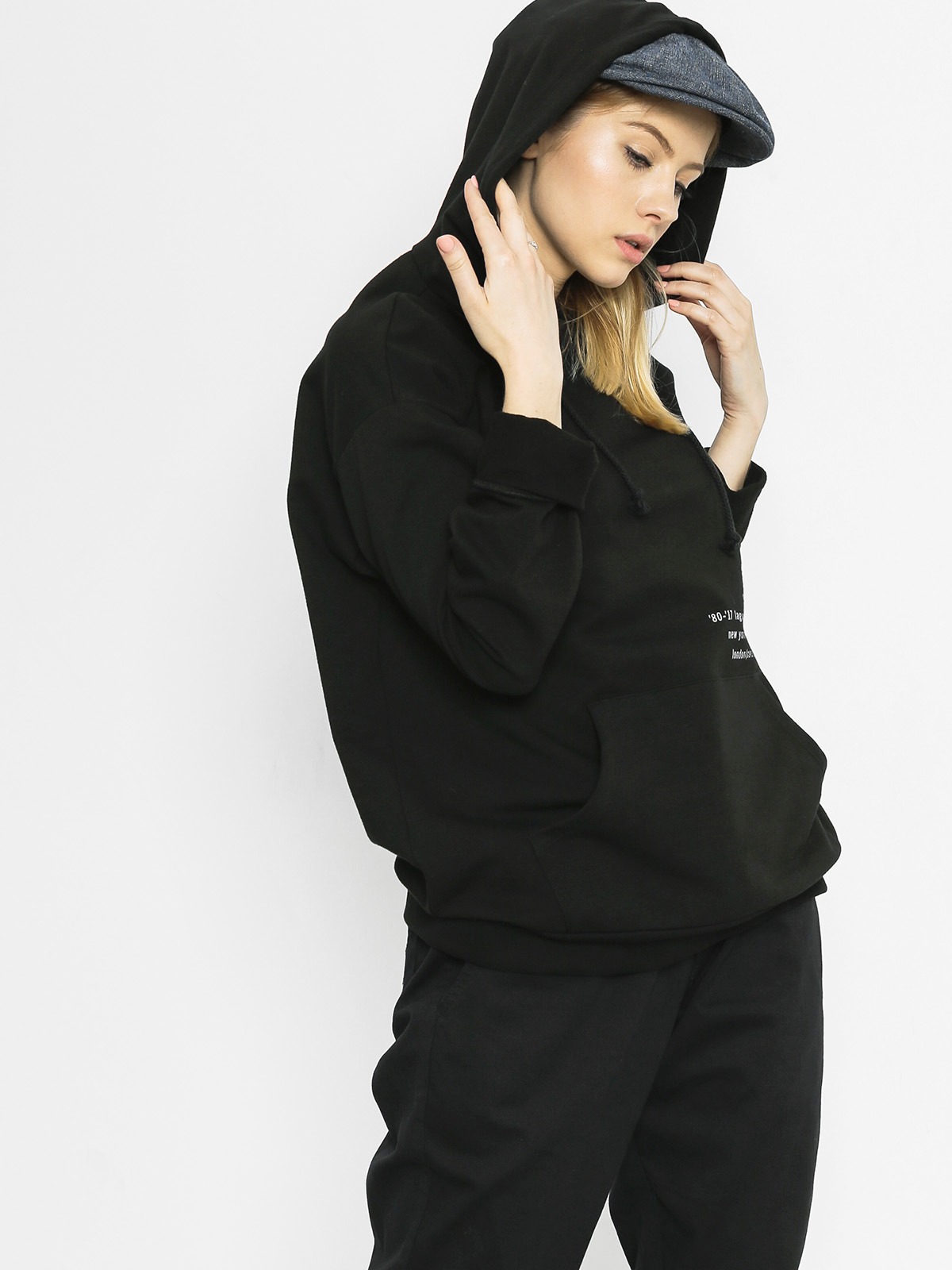Bluza z kapturem Stussy 80 17 HD (black)