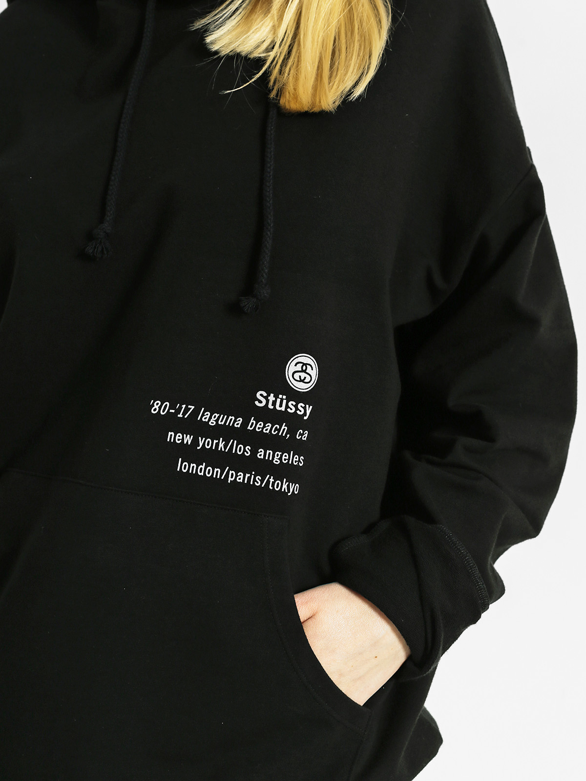Bluza z kapturem Stussy 80 17 HD (black)