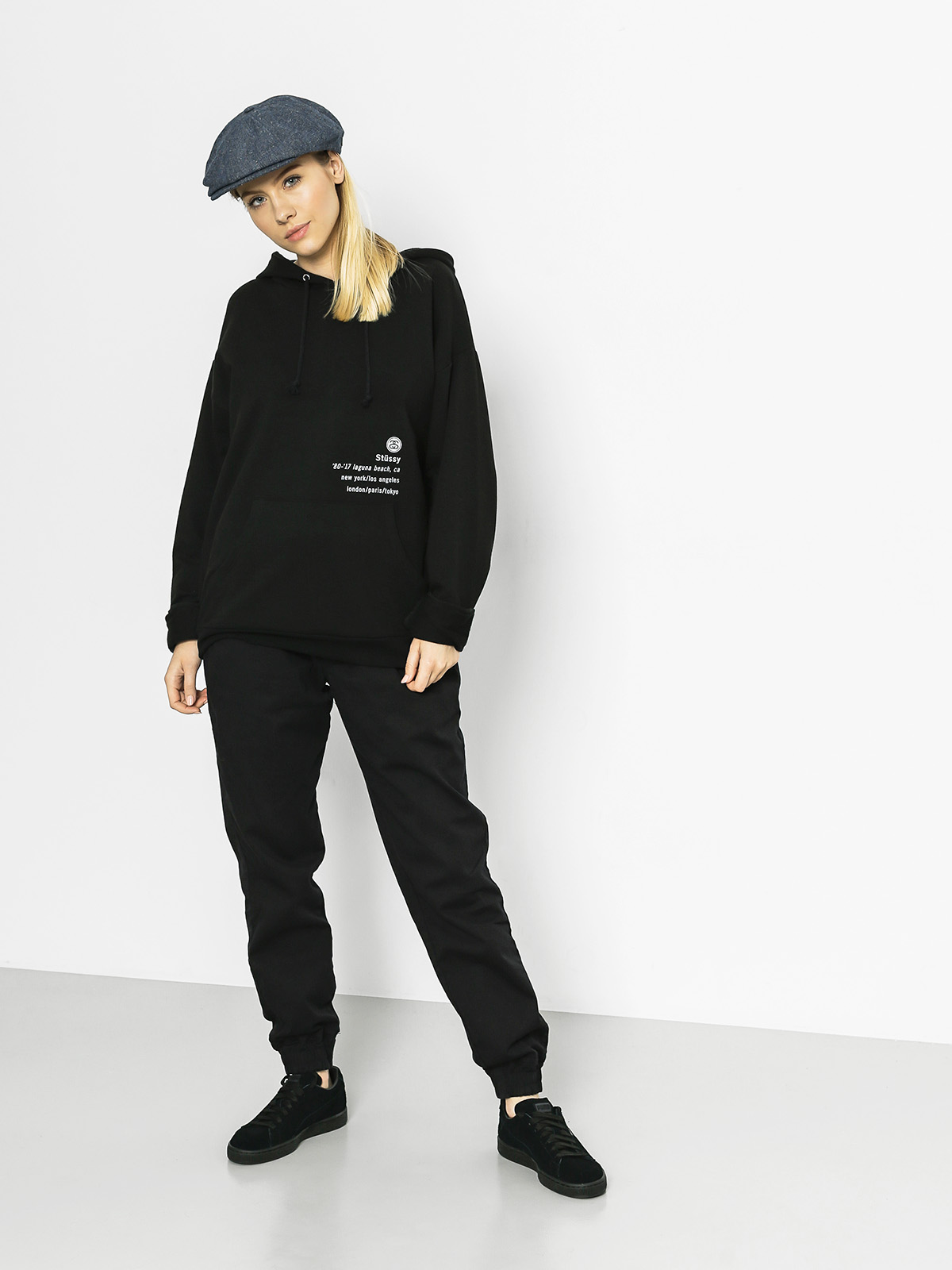 Bluza z kapturem Stussy 80 17 HD (black)