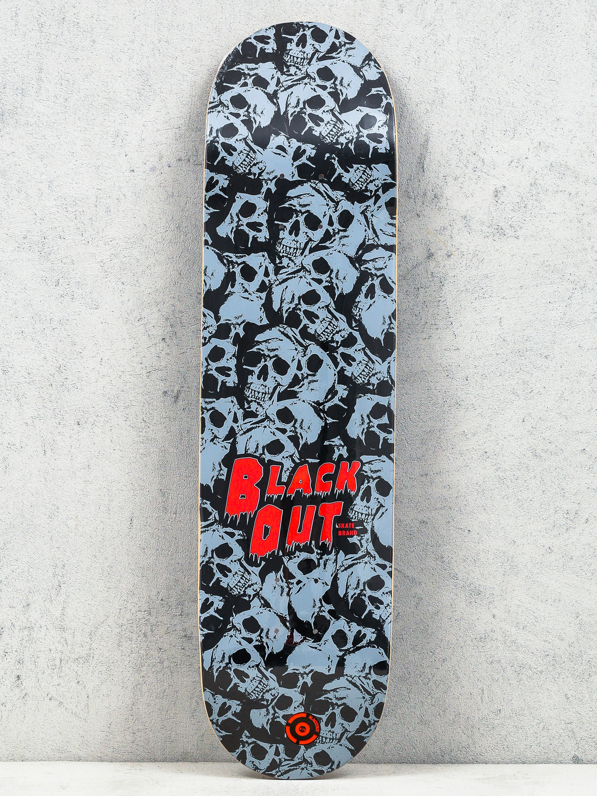 Deck Blackout I Like Skulls (black/white)