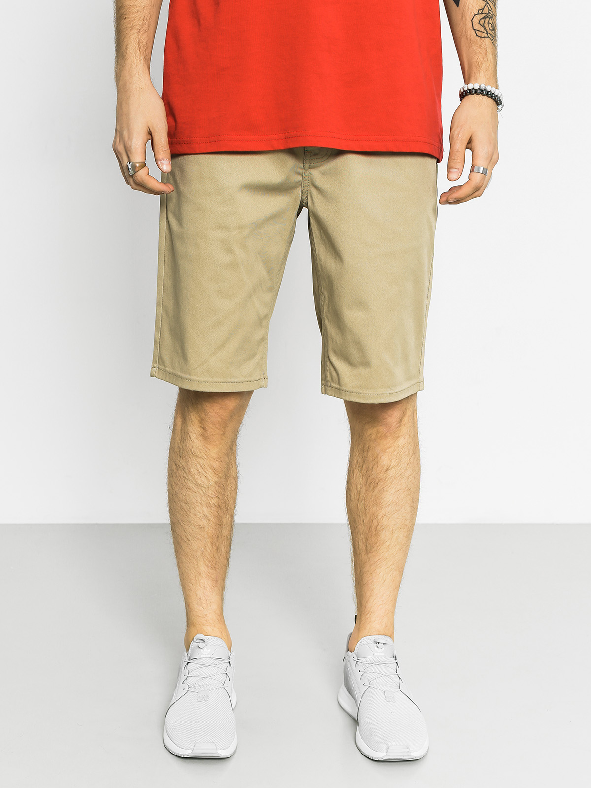 Szorty Kr3w Klassic Chino (dark khaki)