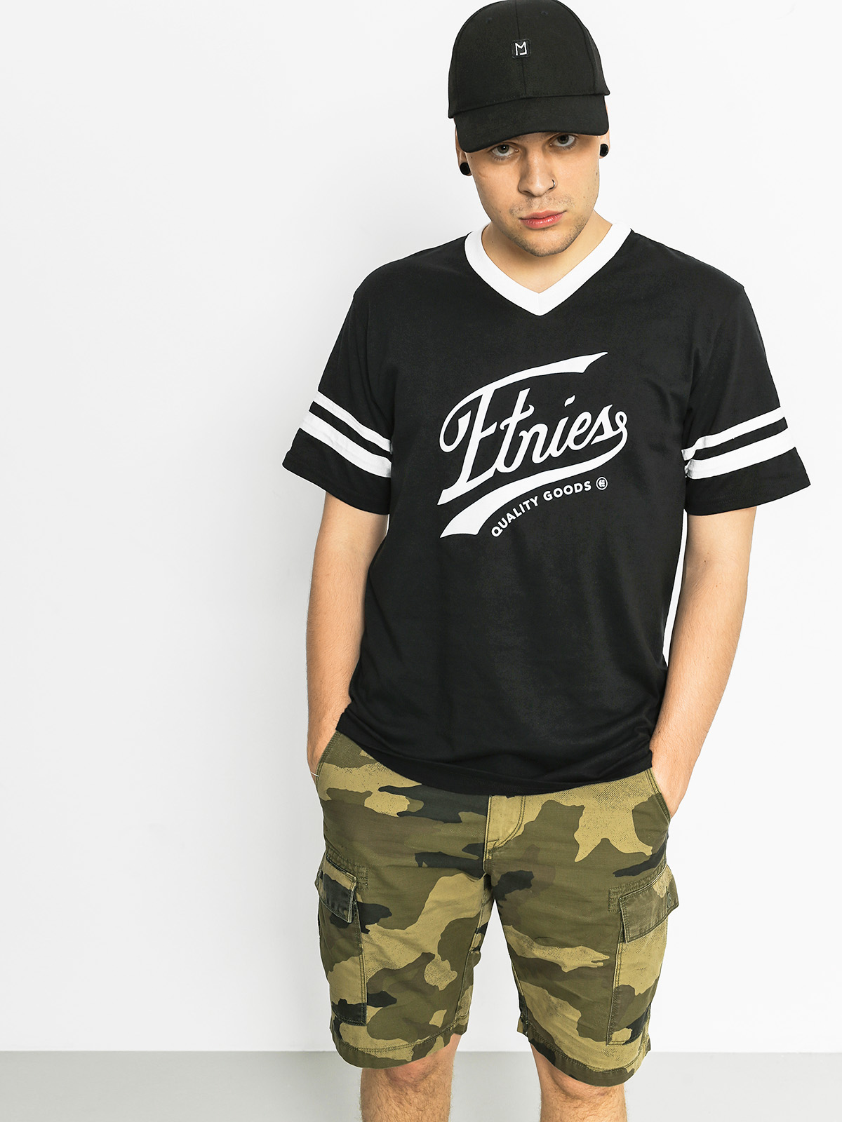T-shirt Etnies Home Game Baseball (black)