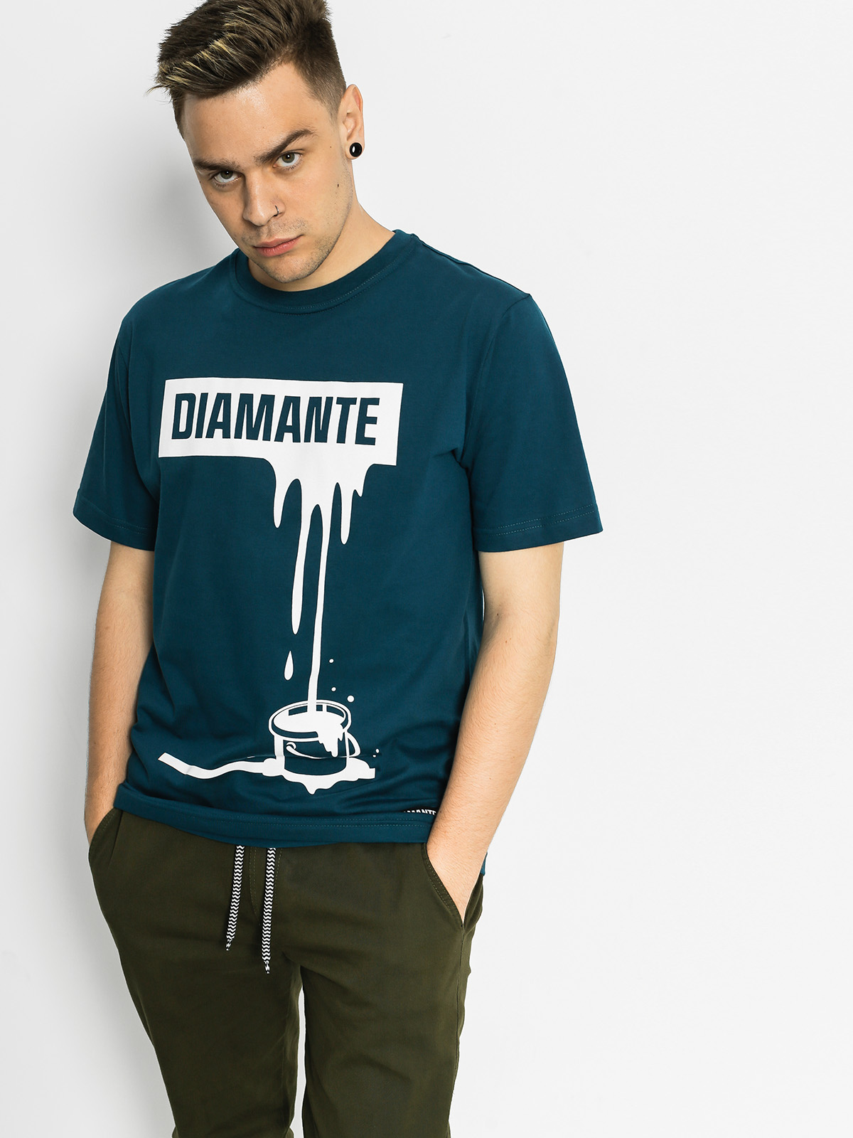 T-shirt Diamante Wear Paintin White (mint)