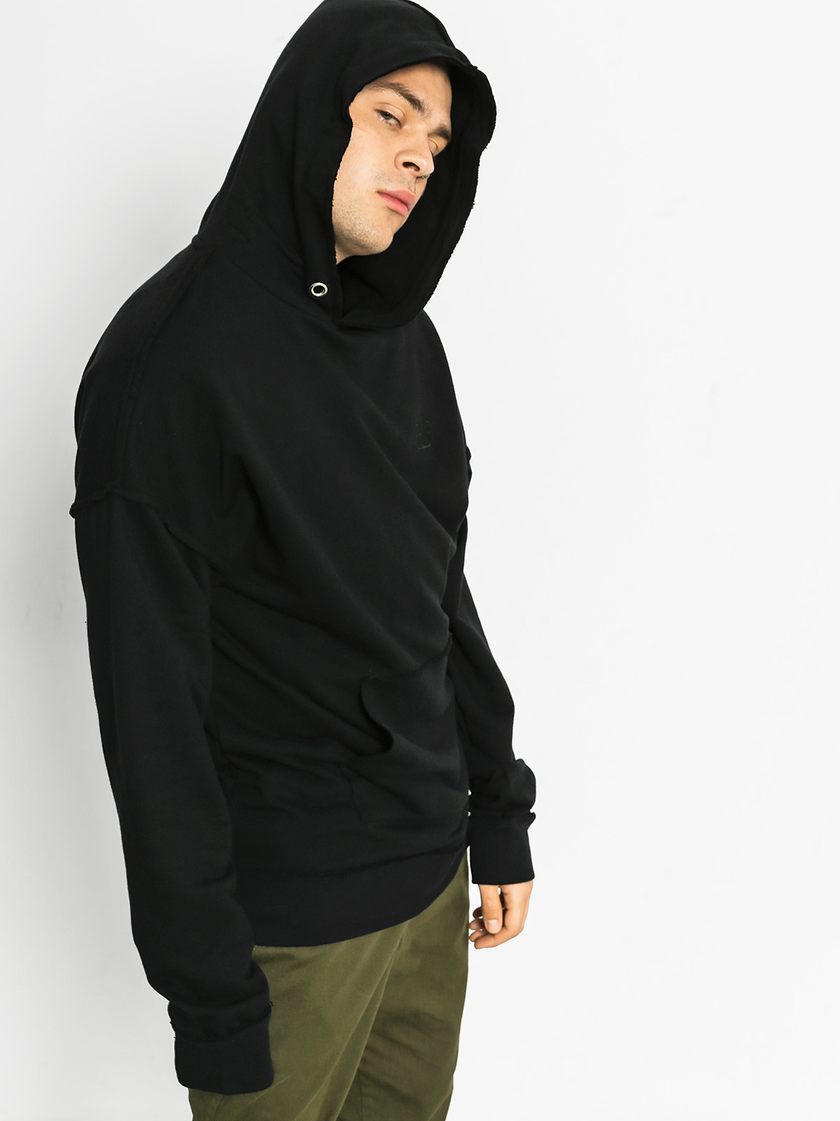 Bluza z kapturem The Hive Raw Cut Logo HD (black)