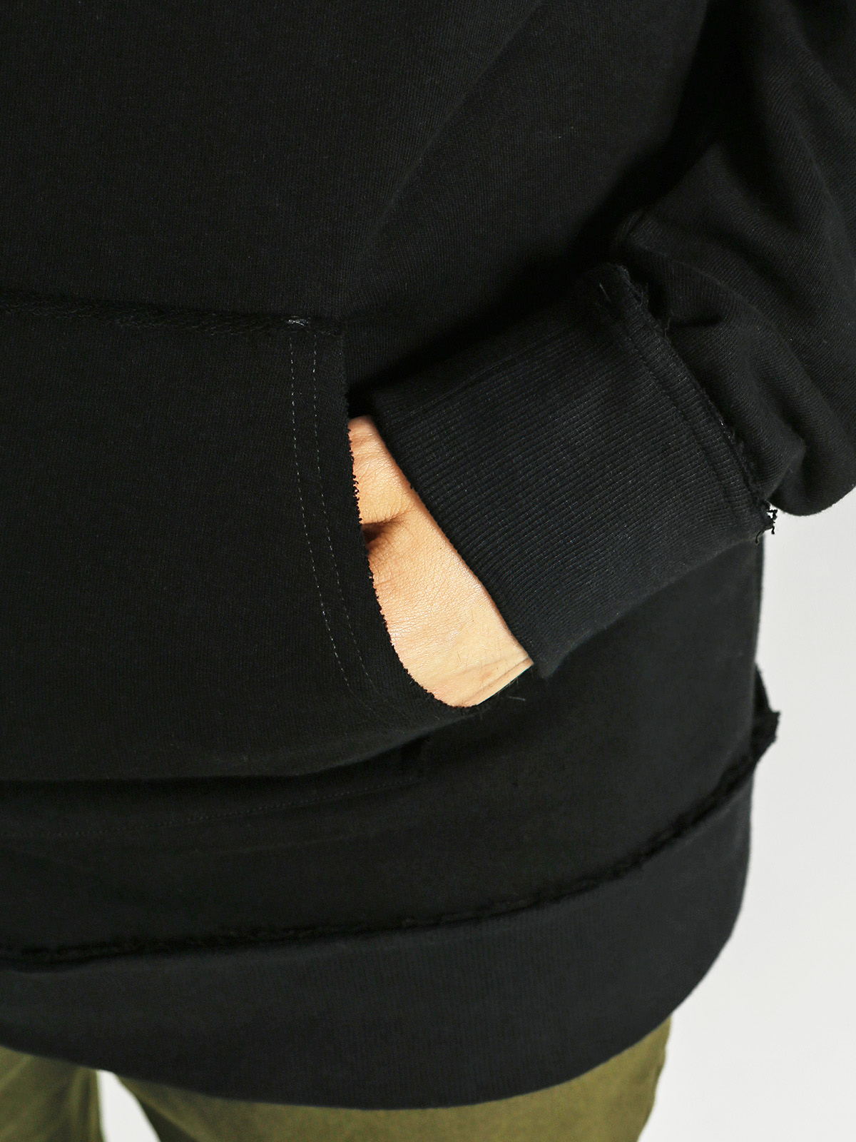 Bluza z kapturem The Hive Raw Cut Logo HD (black)