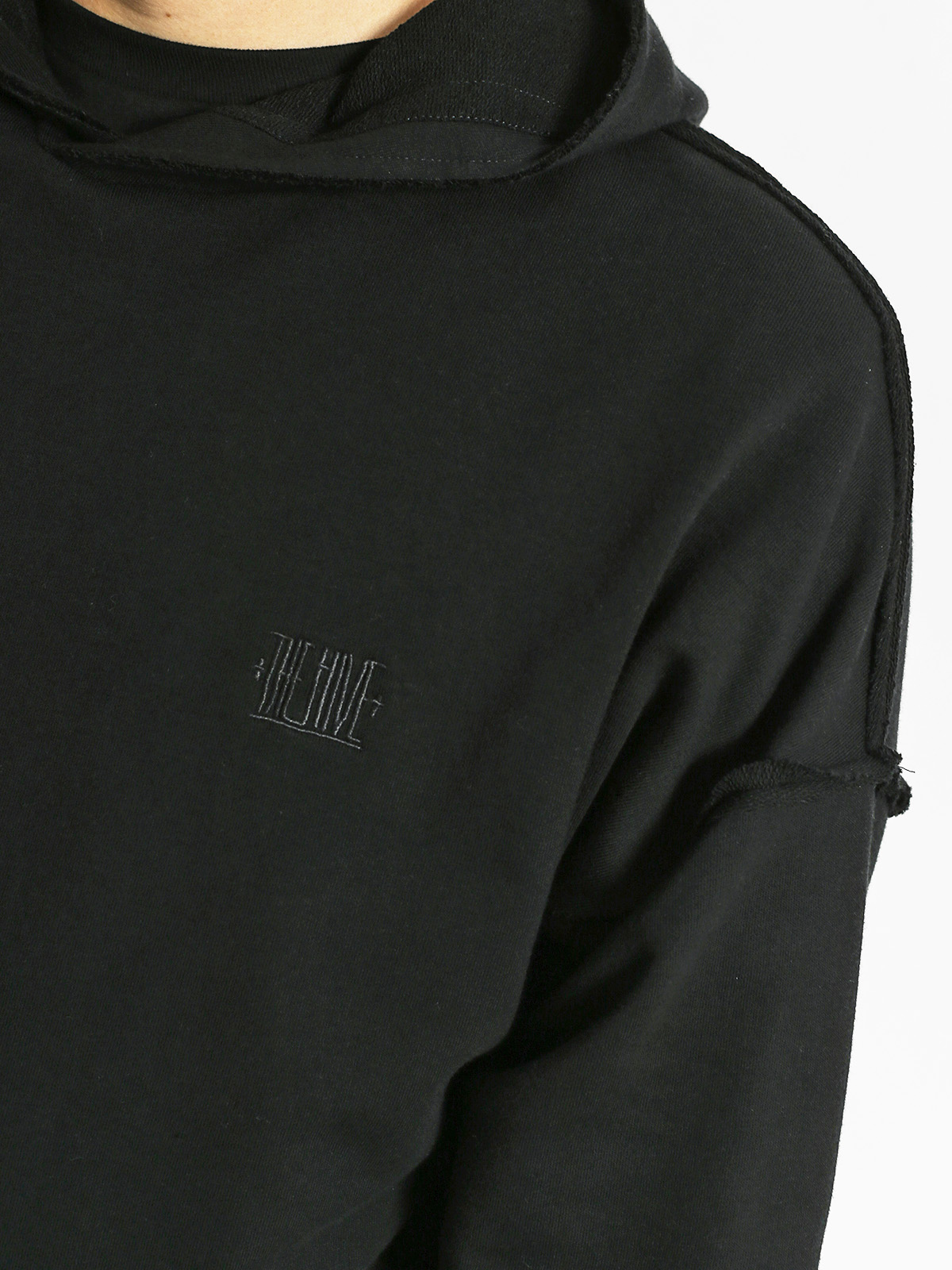 Bluza z kapturem The Hive Raw Cut Logo HD (black)