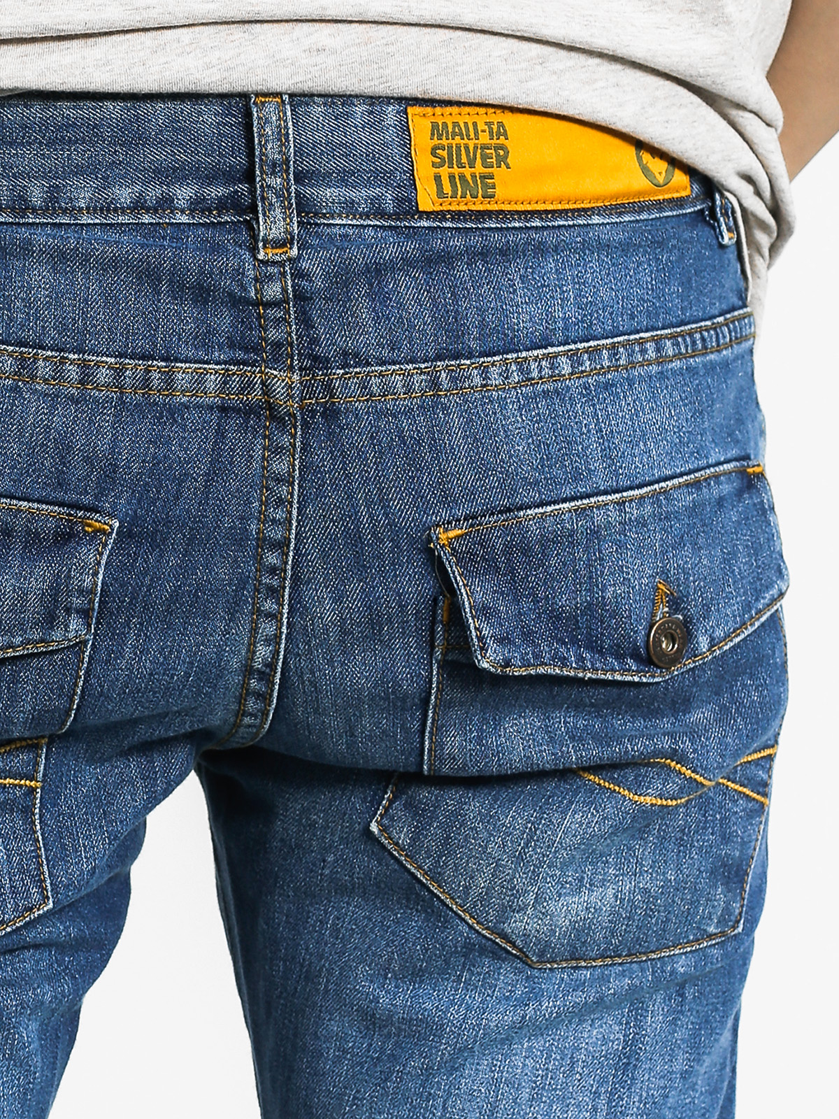 Spodnie Malita Silver Line (niebieski)