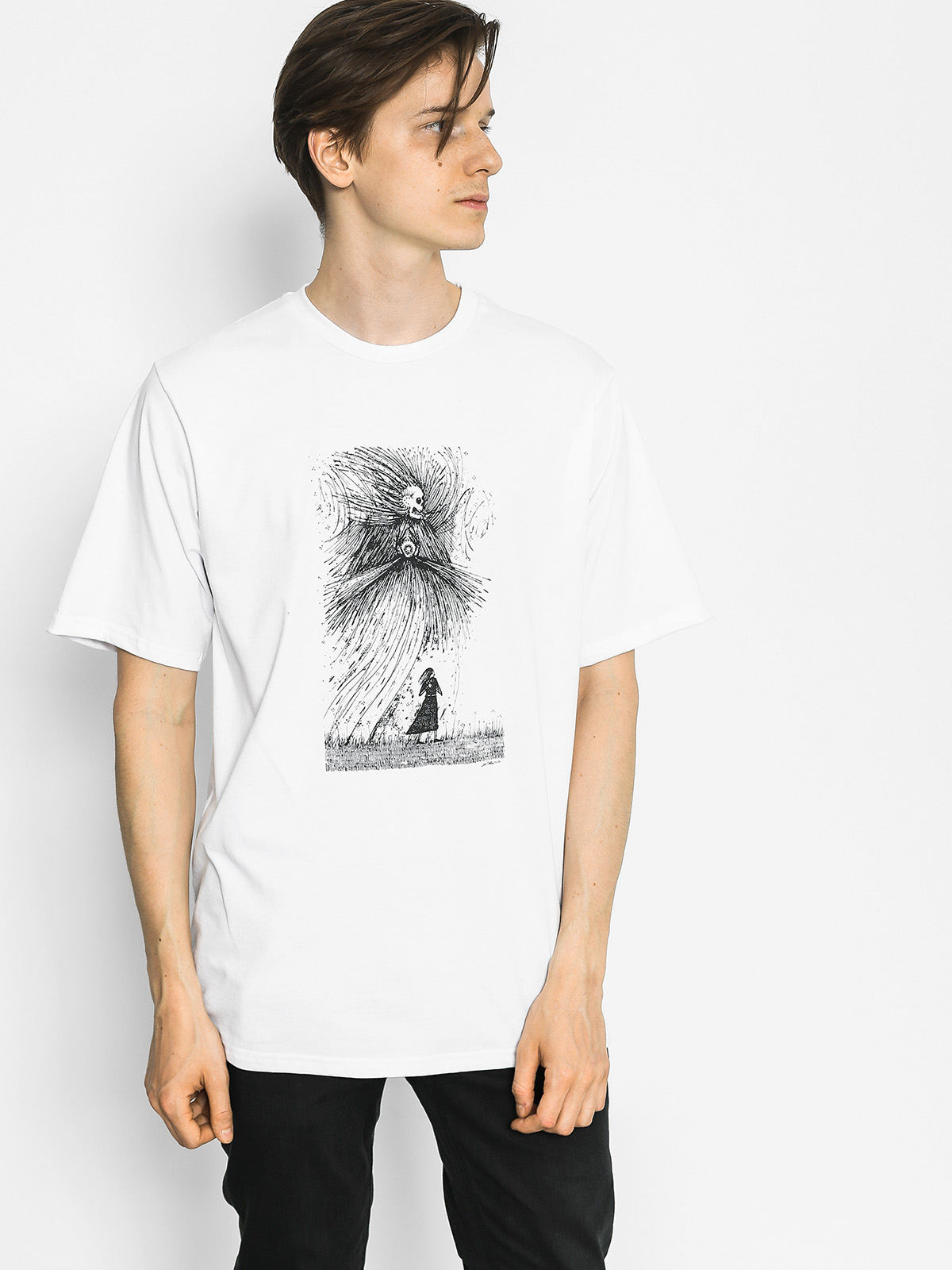 T-shirt Youth Skateboards Favourite Demon (white)