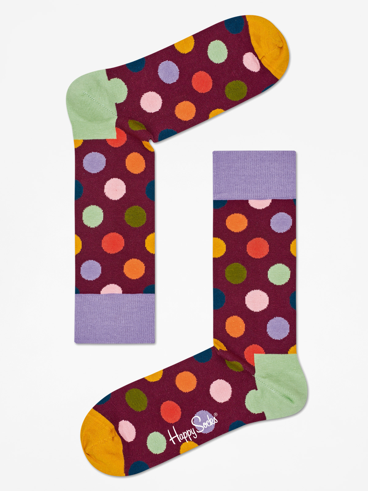 Skarpetki Happy Socks Big Dot (marron)