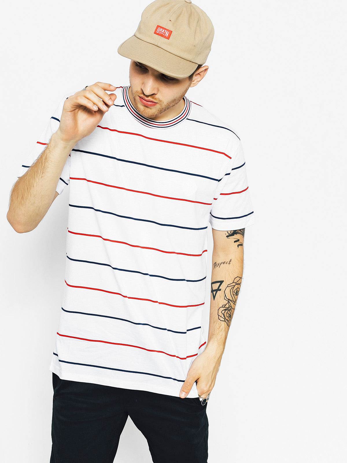 T-shirt Polar Skate Roman (white)