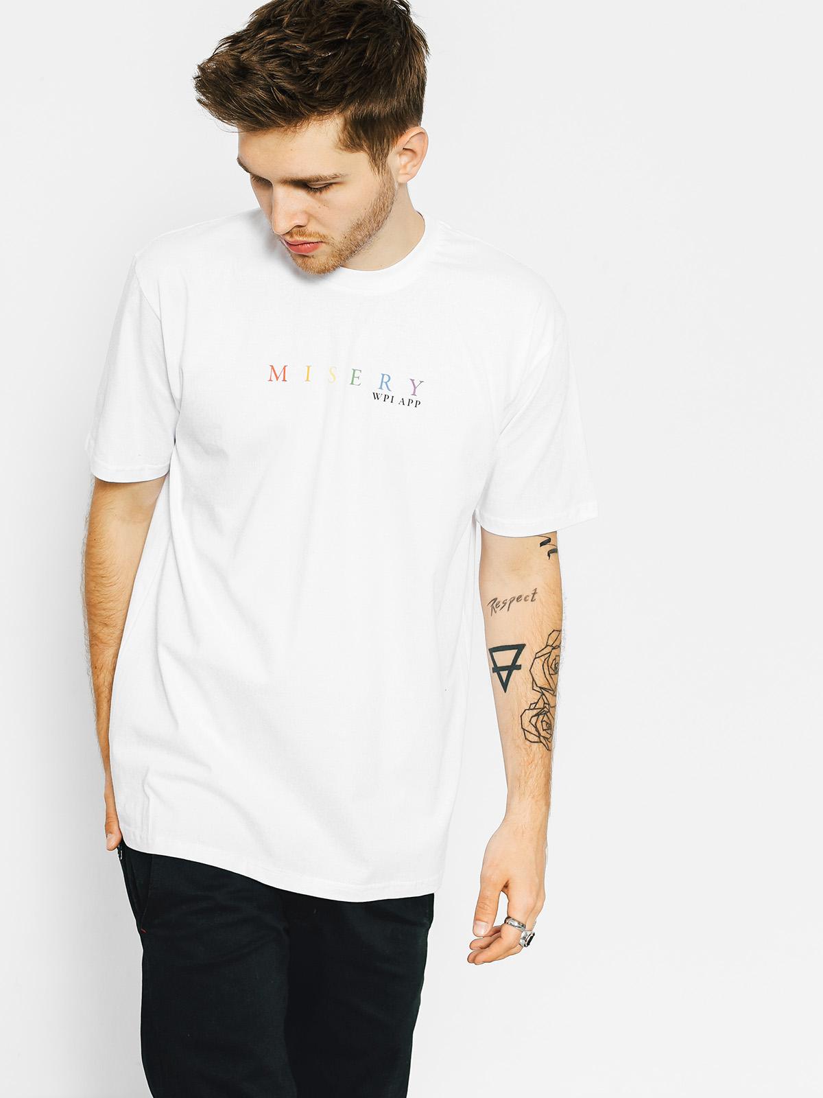 T-shirt We Peace It Misery (white)