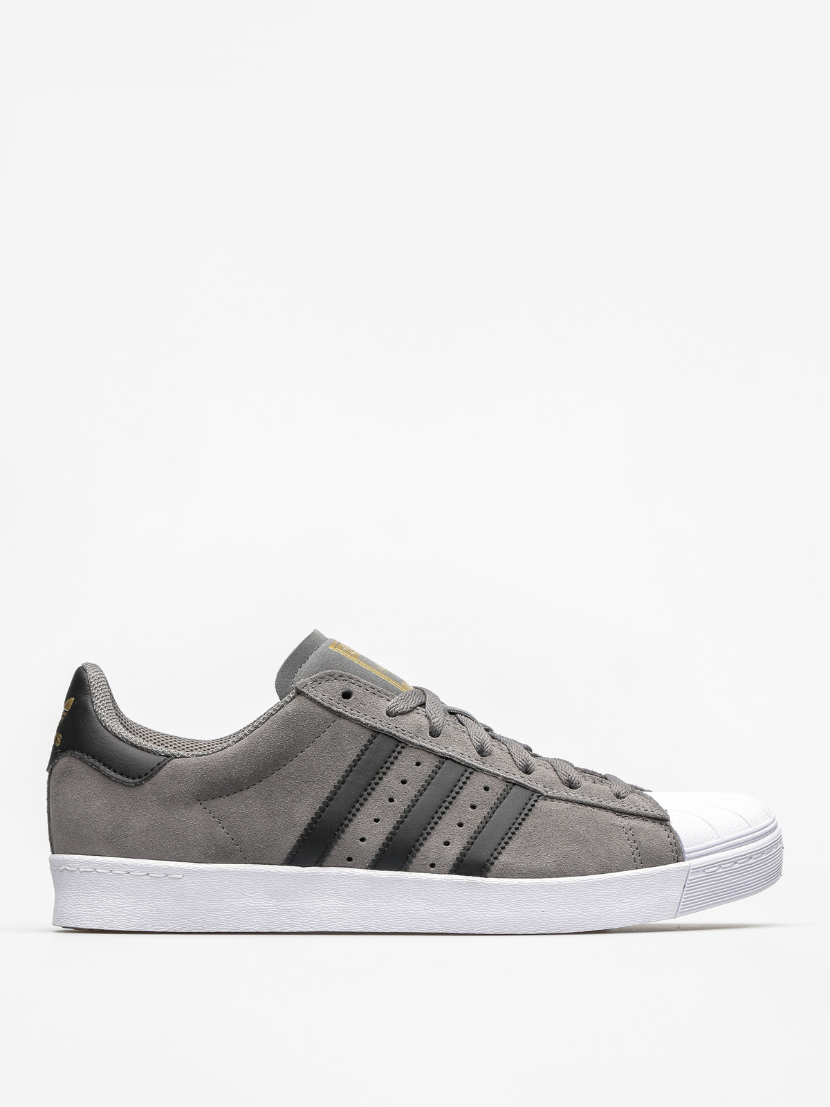 Buty adidas Superstar Vulc Adv (grey four f17/core black/gold met)