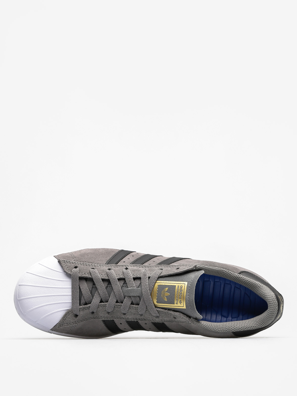 Buty adidas Superstar Vulc Adv (grey four f17/core black/gold met)