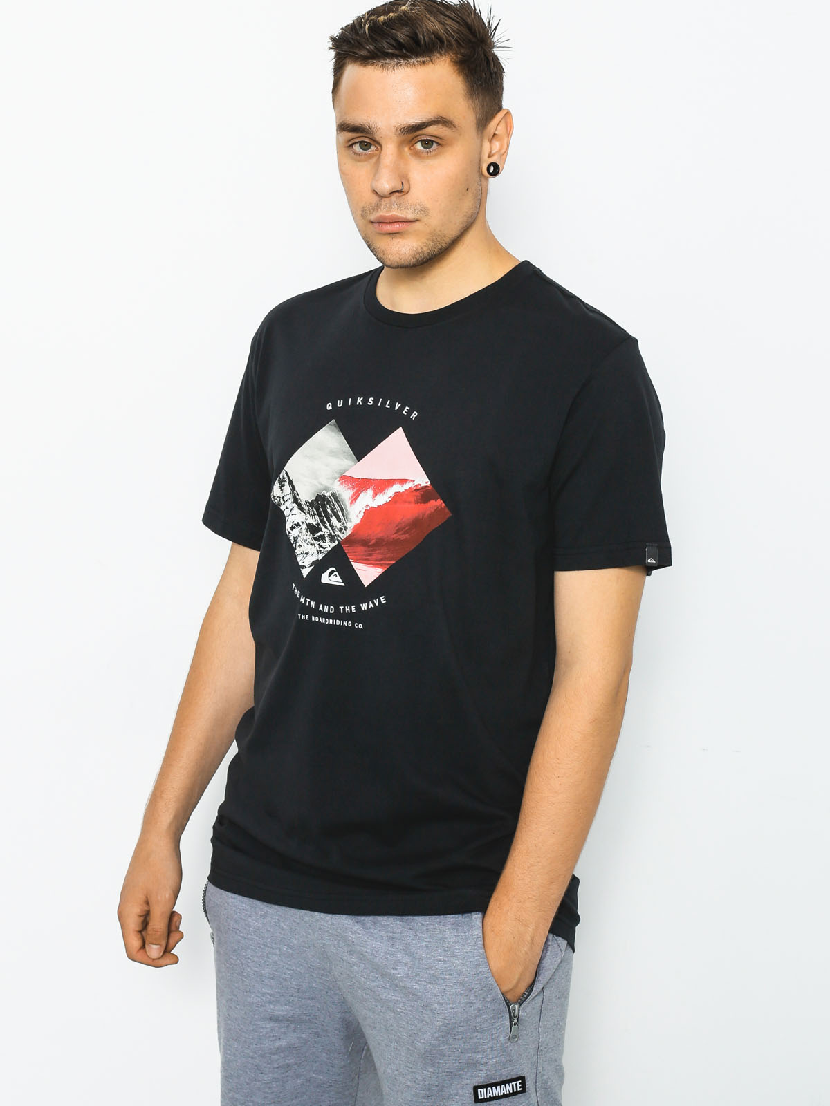 T-shirt Quiksilver Plesurzon (black)