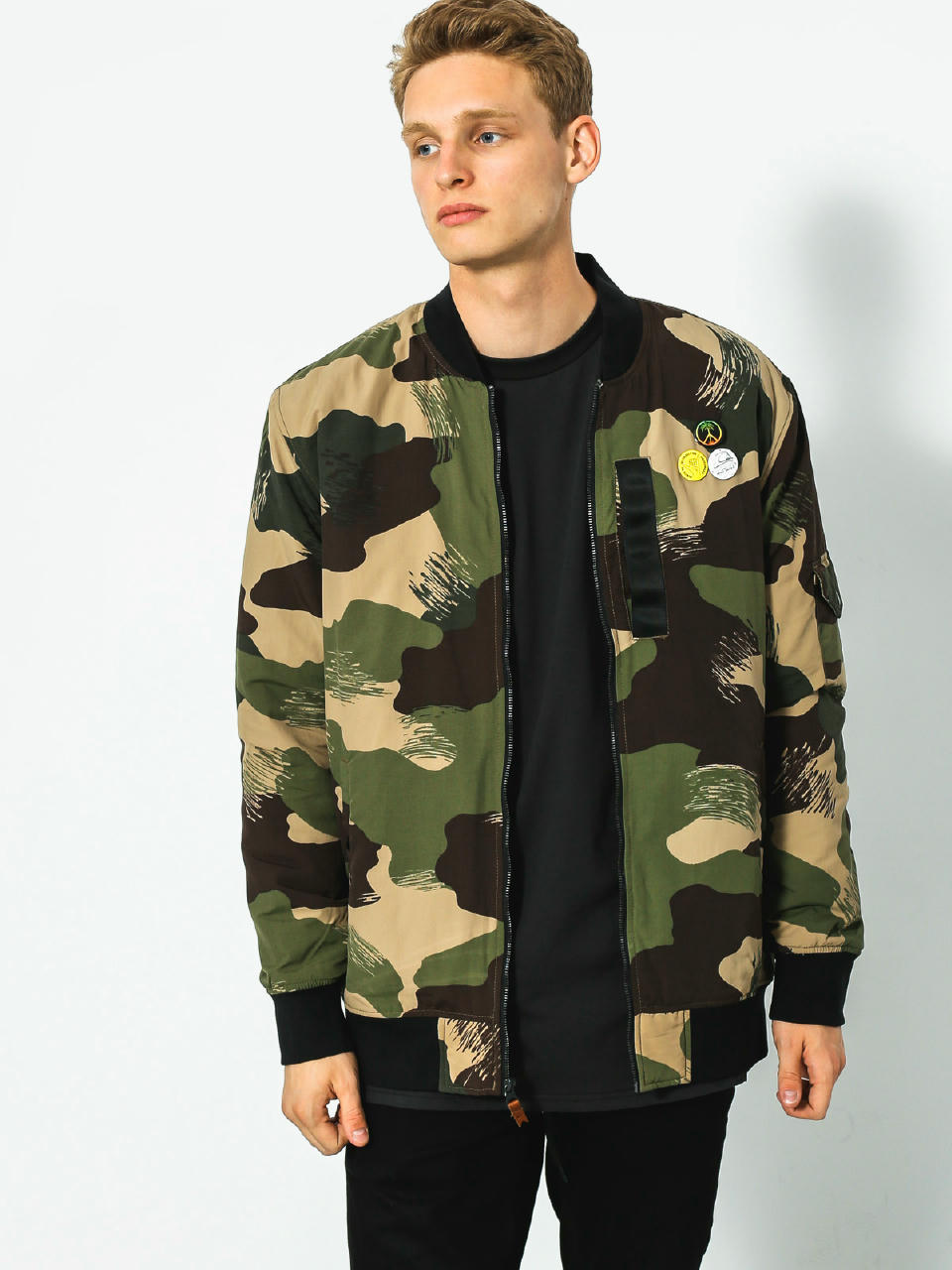 Kurtka Quiksilver Trestles Army (scretch camo colour)