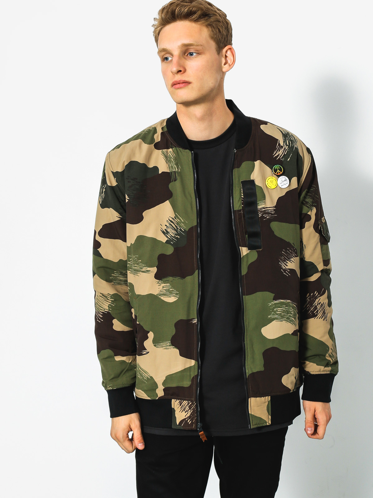 Kurtka Quiksilver Trestles Army (scretch camo colour)