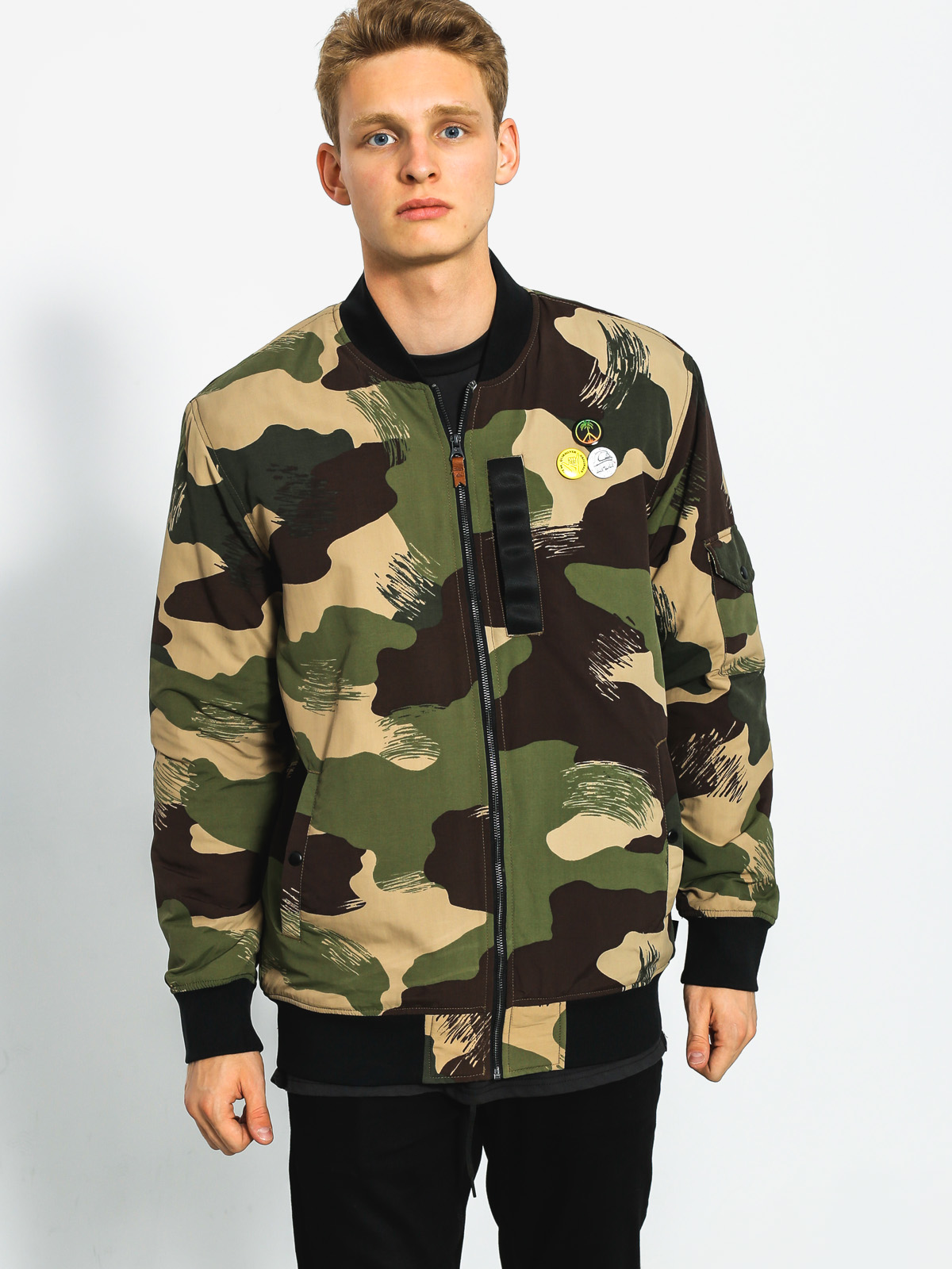 Kurtka Quiksilver Trestles Army (scretch camo colour)