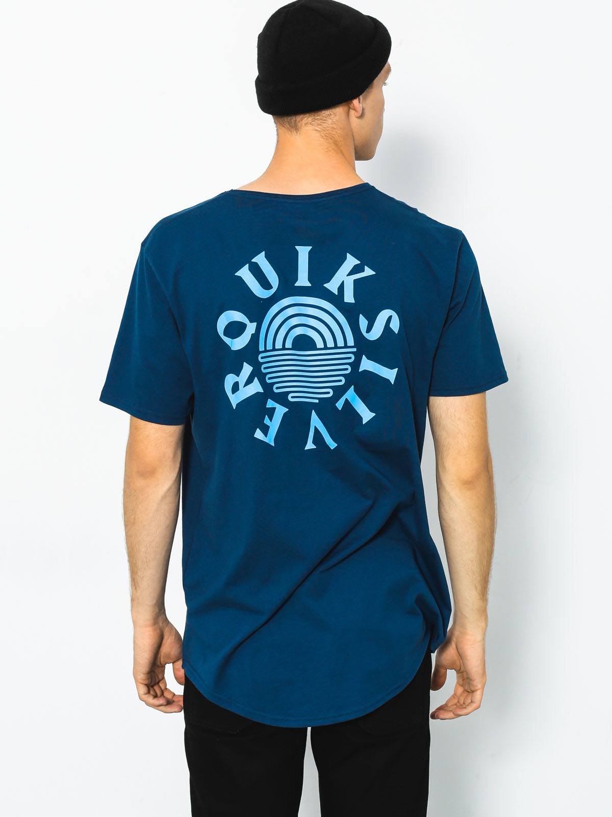 T-shirt Quiksilver Rising Dogs (dark denim)