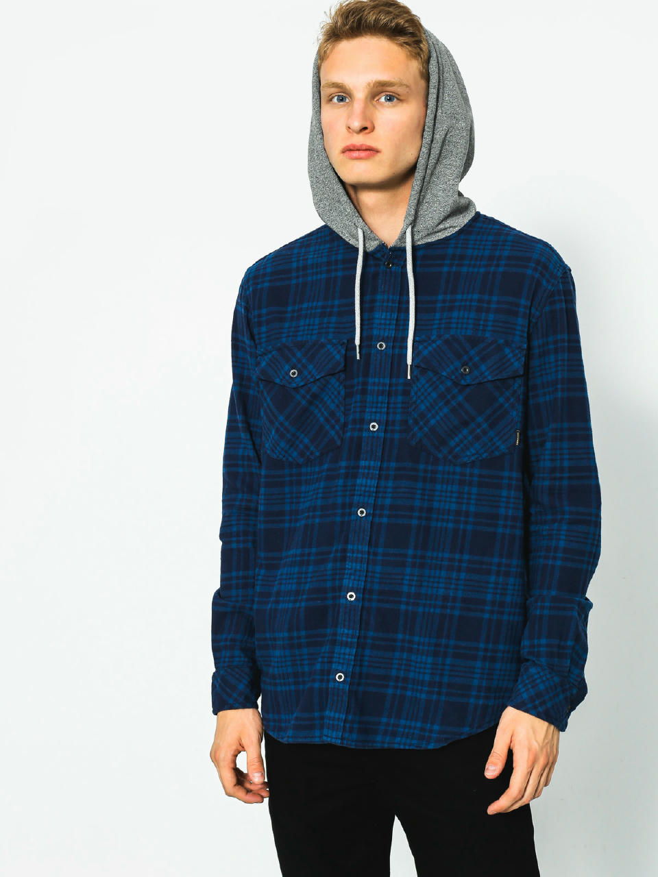 Koszula Quiksilver Snap Up LS (navy snap up)