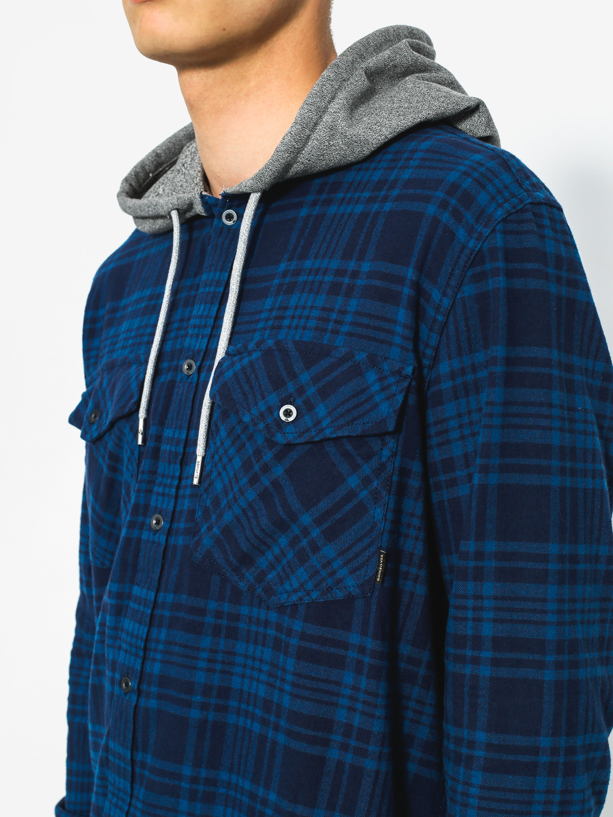 Koszula Quiksilver Snap Up LS (navy snap up)